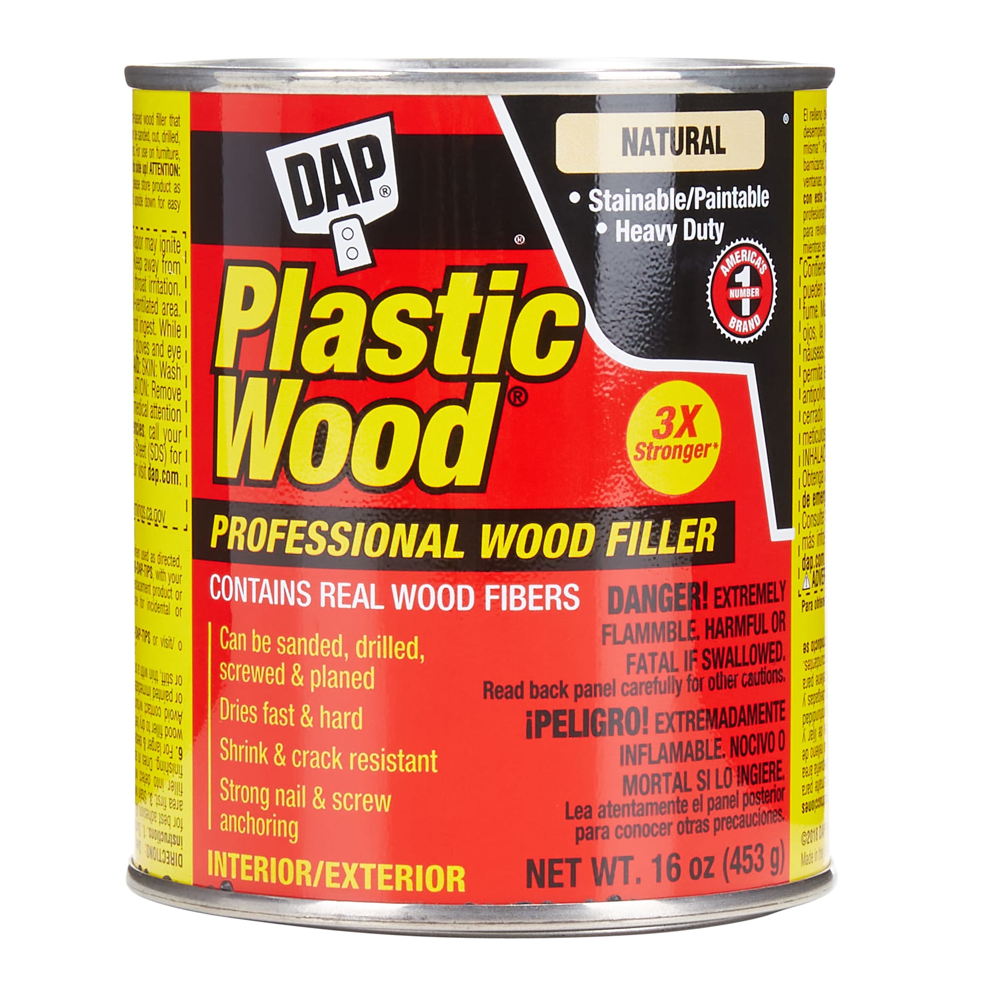 DAP Plastic Wood Professional Solvent Wood Filler