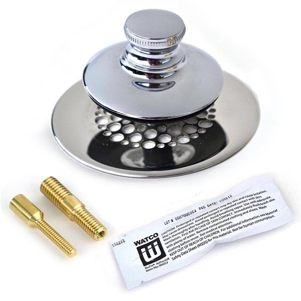 WATCO 48750-PP-CP-G-2P Chrome Universal NuFit CP Drain/overflow kit Drain