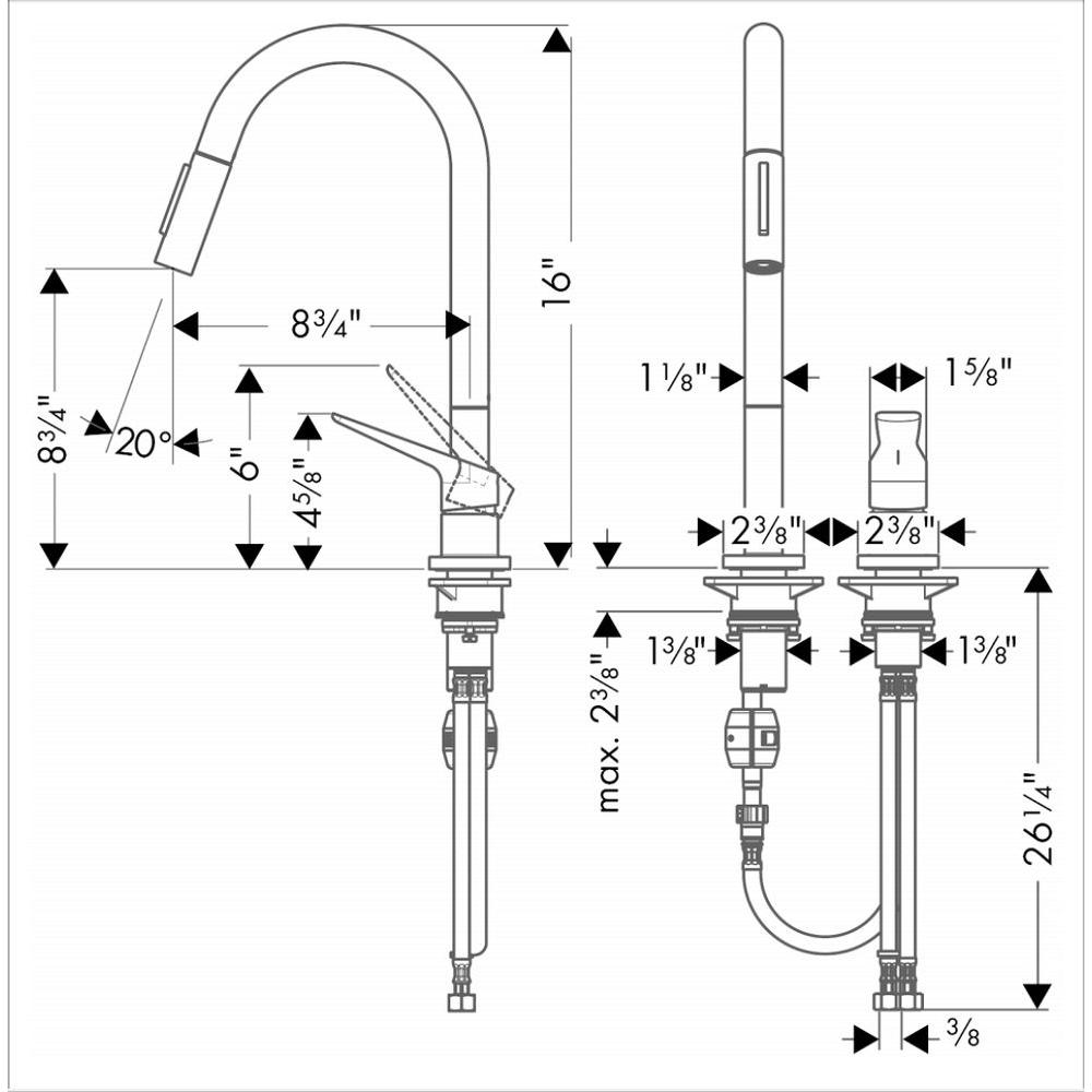 Hansgrohe 34822801 Kitchen-Faucets - View #5
