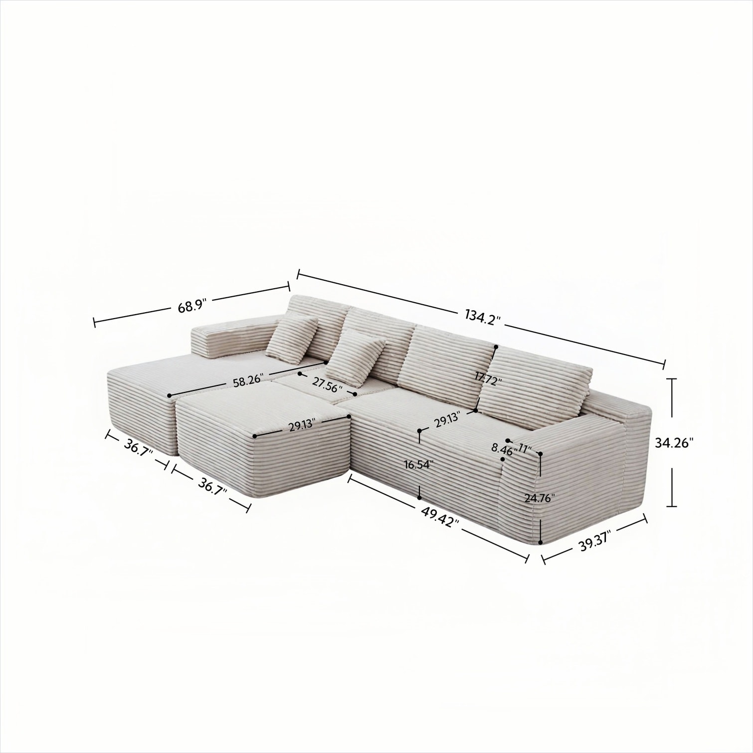 Watnature ZN3S3770J496 Sofas-Loveseats - View #5