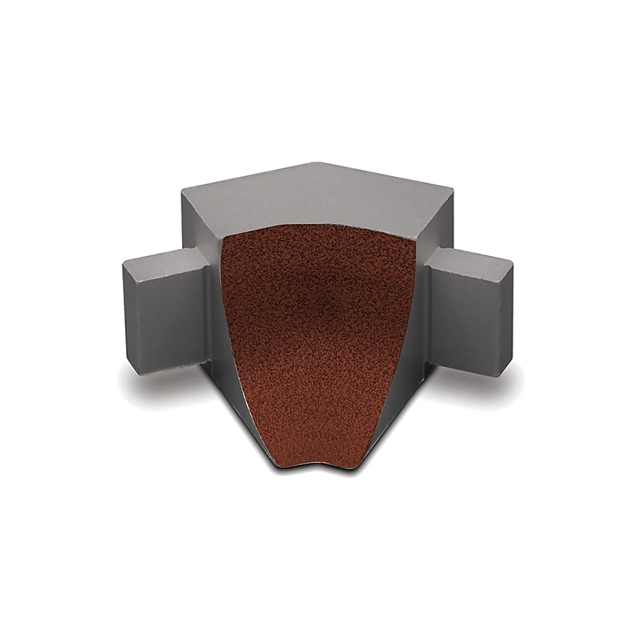 Schluter Systems Dilex-AHKA 0.563-in W x 1-in L Rustic Brown Textured Color-Coated Aluminum Tile Edge Trim Schluter Systems Dilex-AHKA 0.563-in W x 1-in L Rustic Brown Textured Color-Coated Aluminum Tile Edge Trim