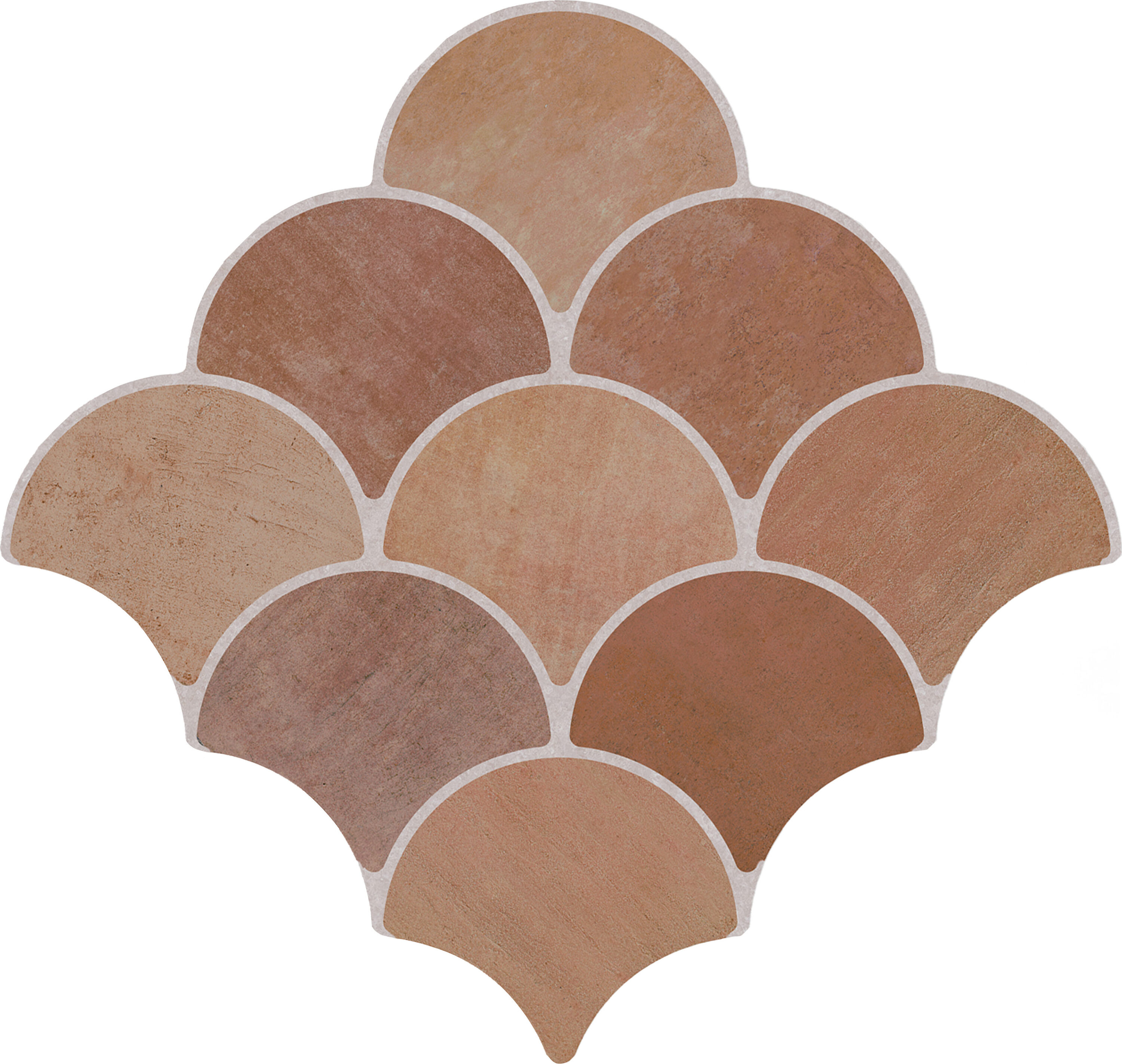 Affinity Tile S1FRL12SCCT Sample- Scala Cotto 6-in x 6-in Satin Porcelain Cement Look Floor and Wall Tile