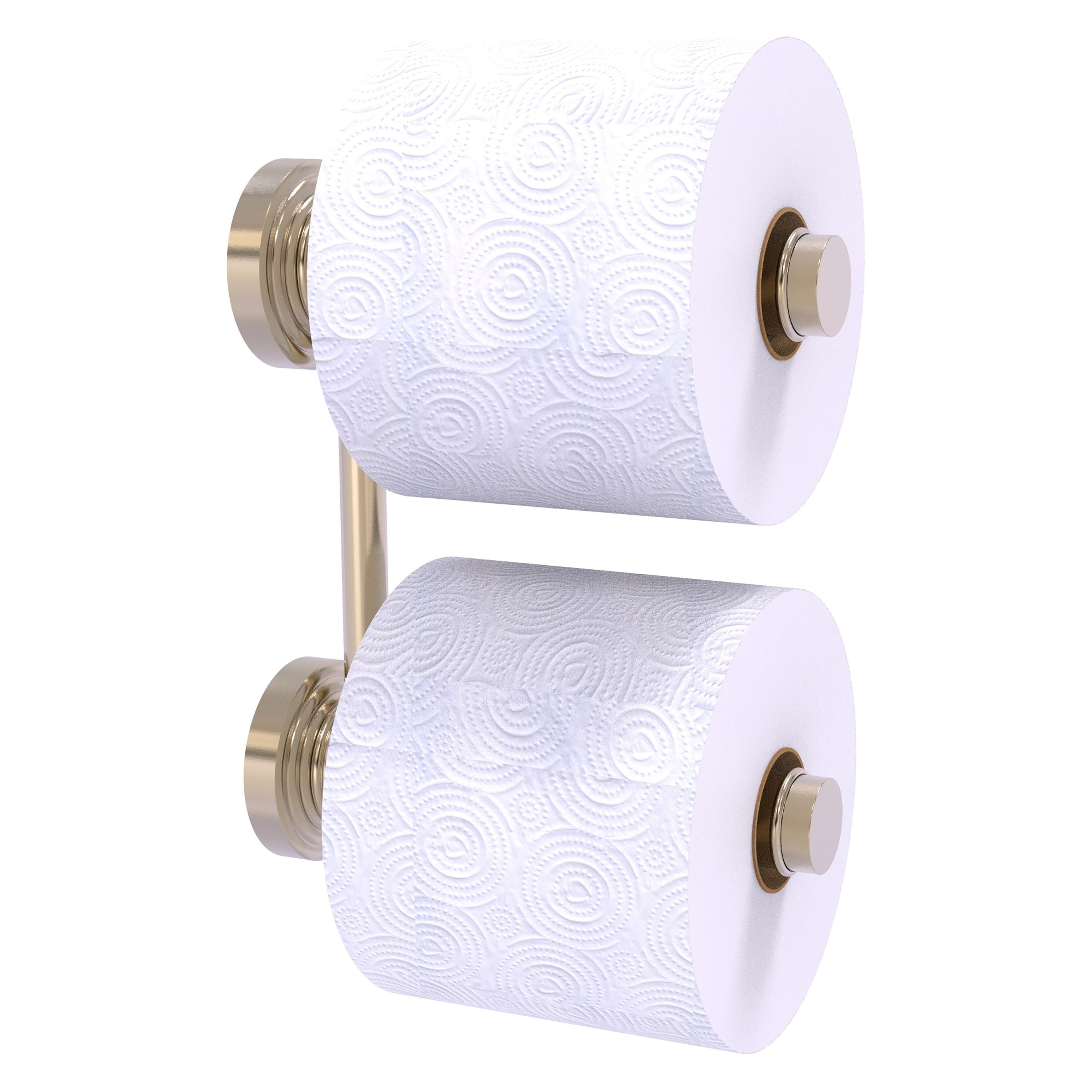 Allied Brass WP-24-RR-2-PEW Waverly Place Antique Pewter Wall mount Double post Toilet Paper Holder 2 -Rolls with Storage