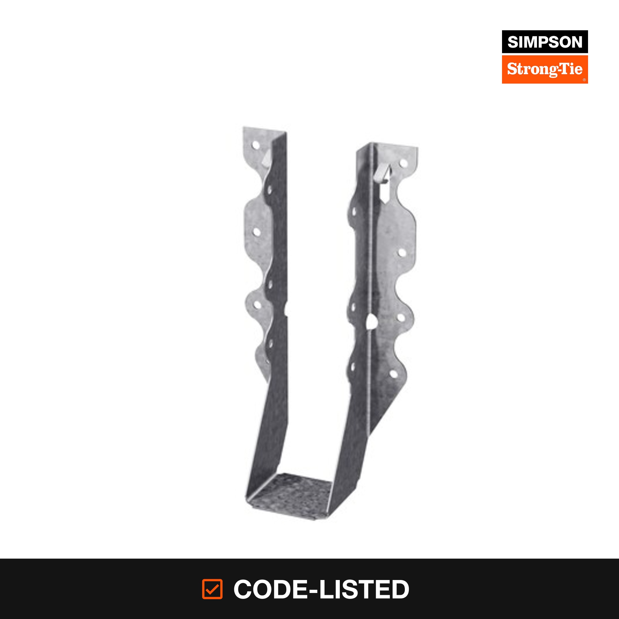 Simpson Strong-Tie LU 2-in x 8-in Single 20 -Gauge G90 galvanized Face mount joist hanger