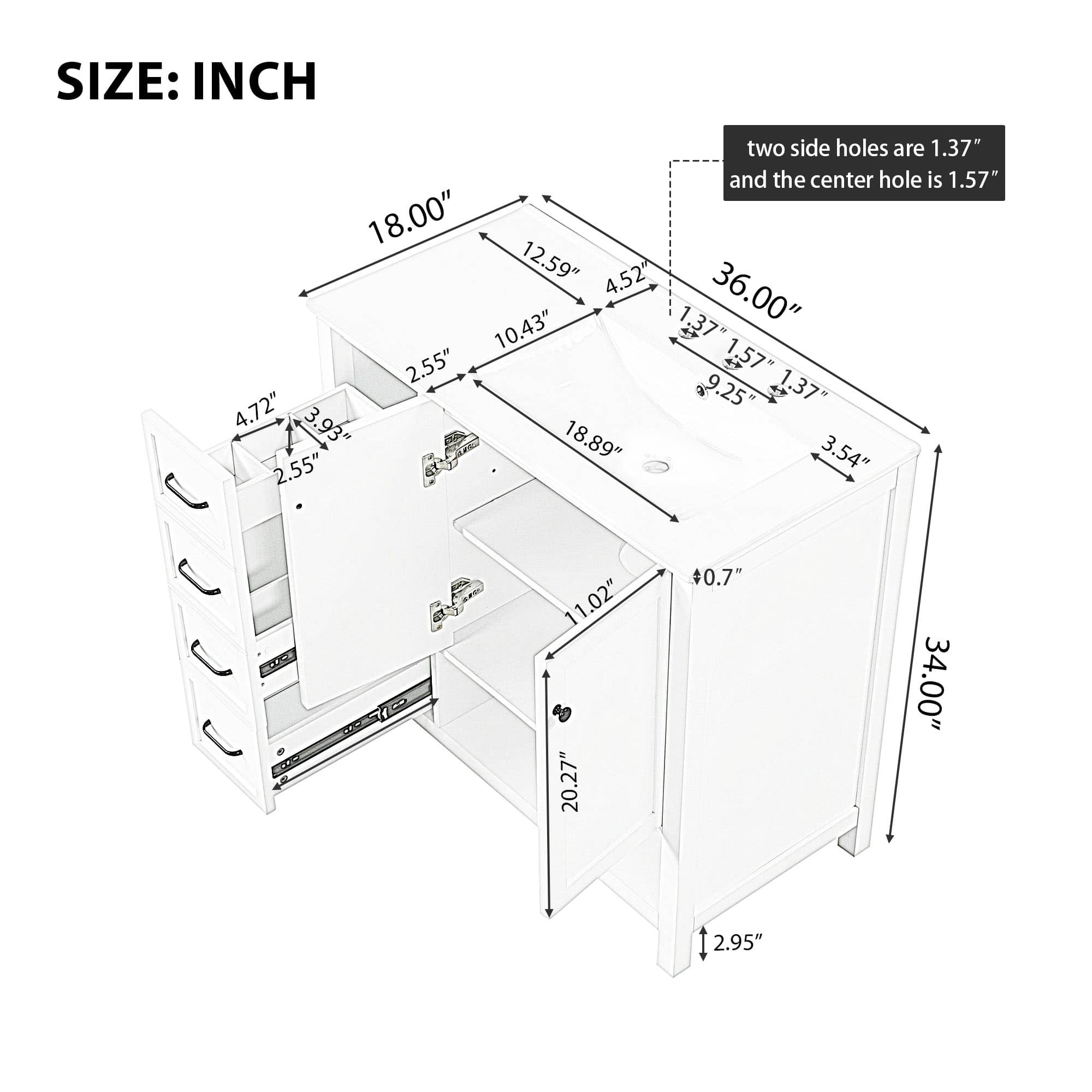 Vynxaria LEXY1199-DJYS-SZT014 Bath-Vanity-Combo - View #6