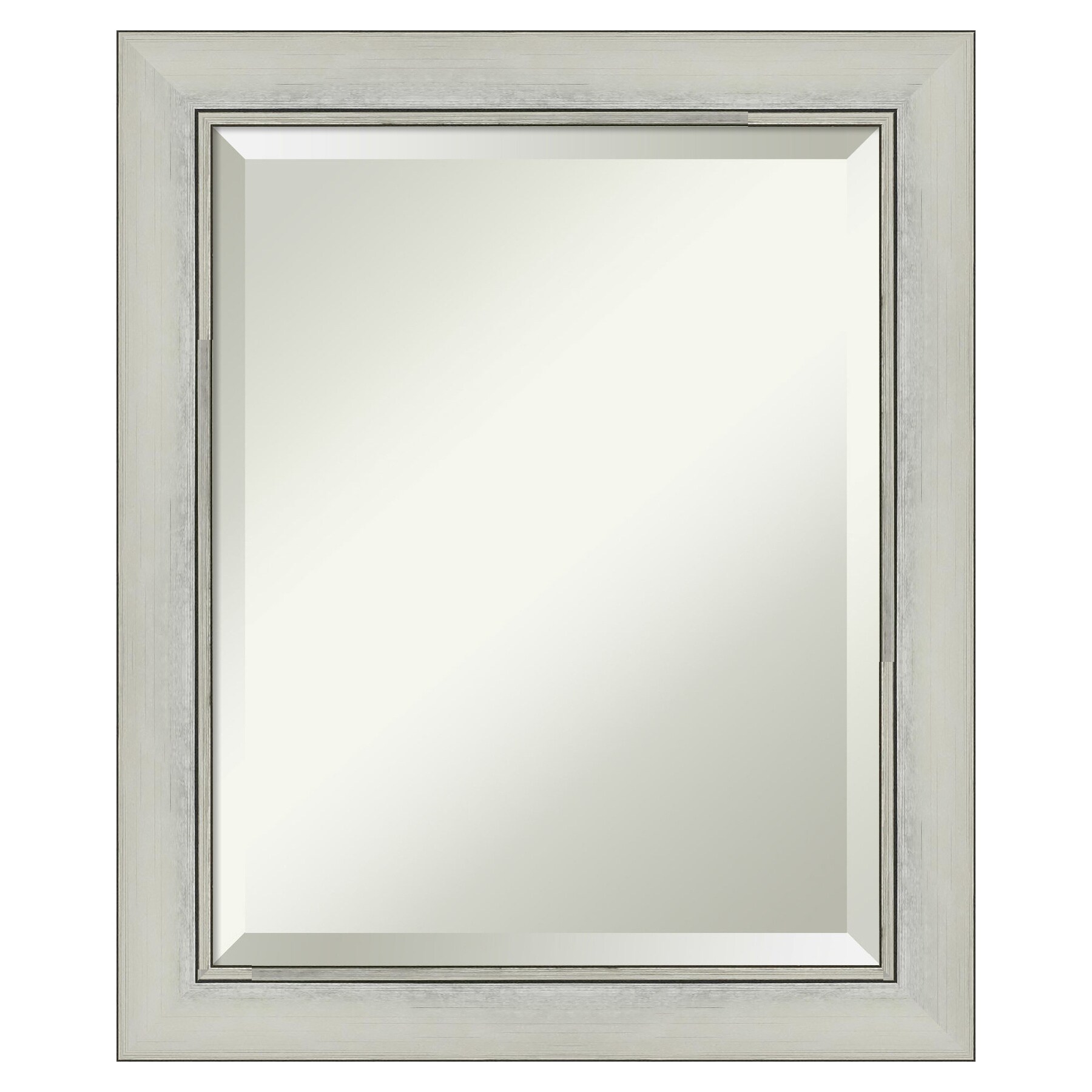 Amanti Art A17005479934 Flair Silver Patina 20-Inches W x 24-Inches H Rectangle Flair Silver Patina Framed Wall Mirror
