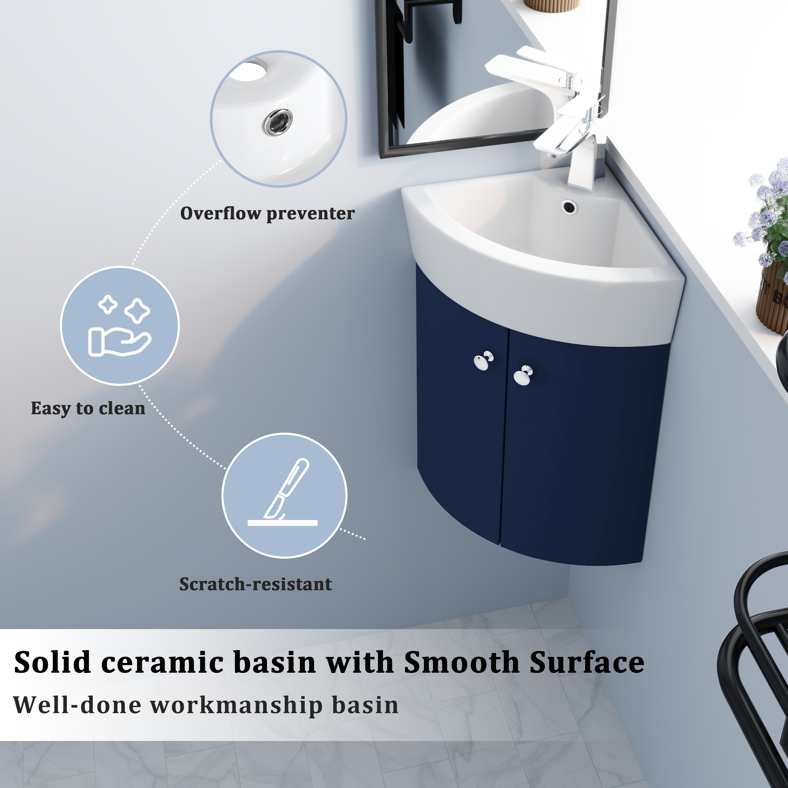 WELLFOR GLEM-70002 Bath-Vanity-Combo - View #14