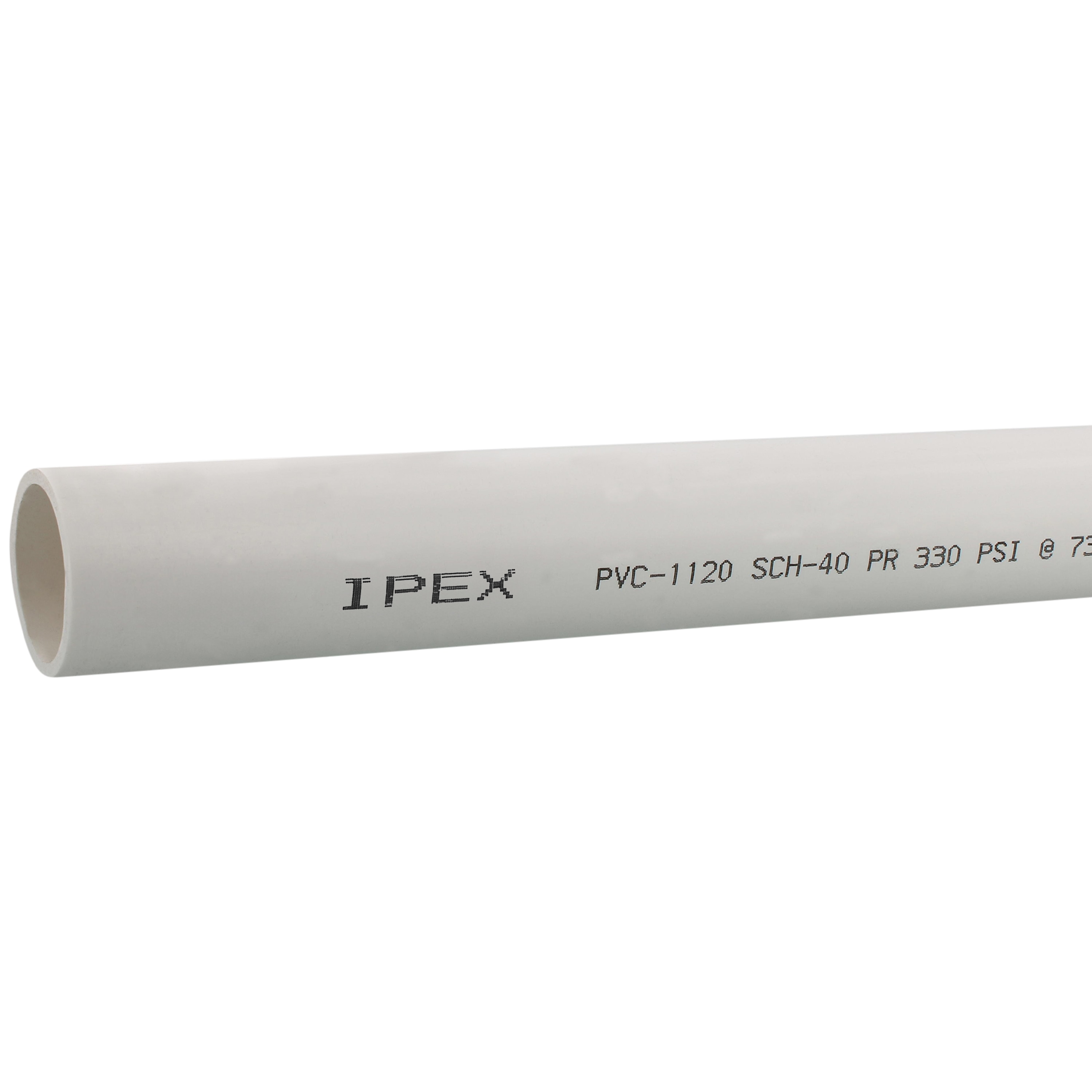 IPEX 522119 1-1/2-in x 10-ft 330 Psi Schedule 40 PVC Pipe