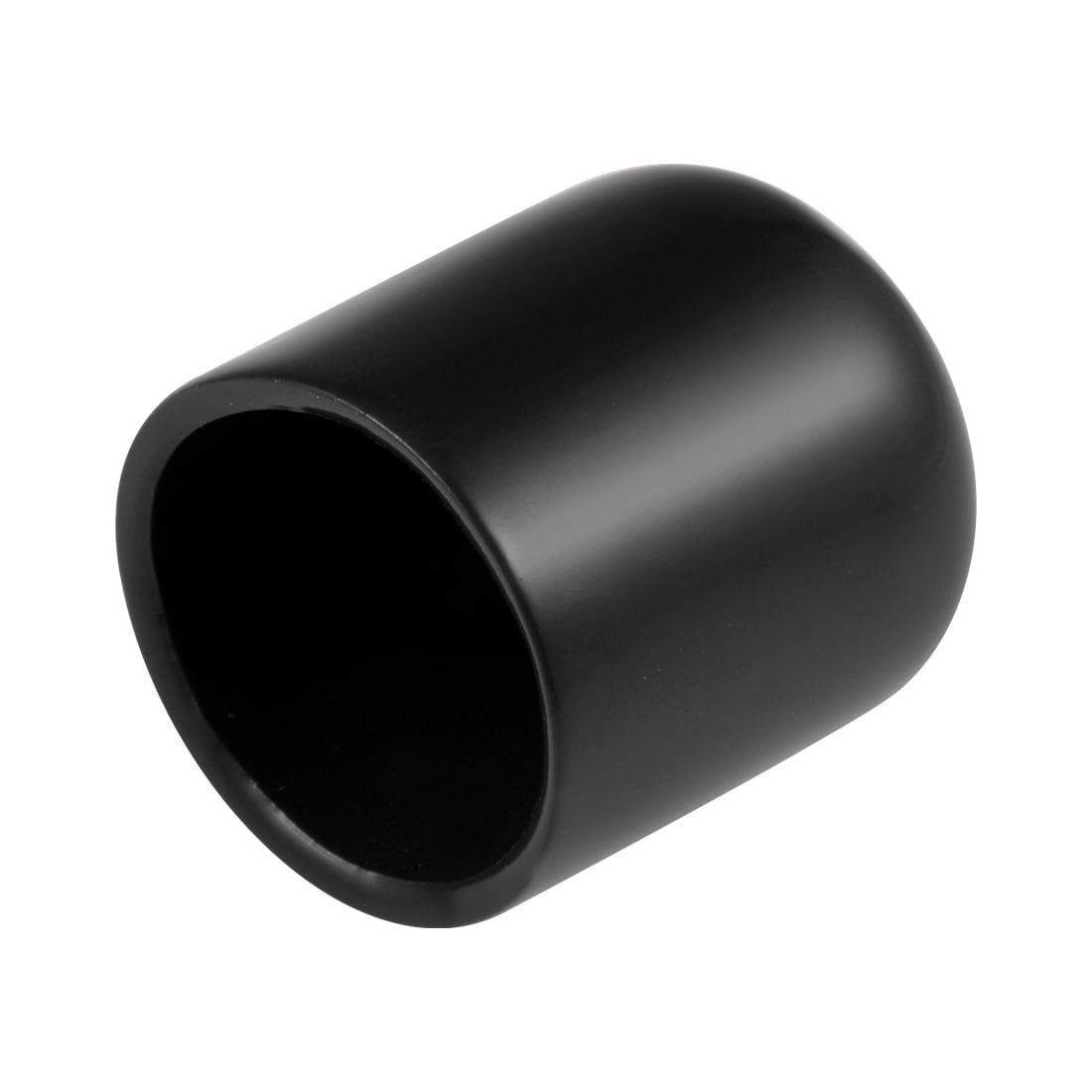 Unique Bargains 15pcs Rubber End Caps 19mm(3/4 Inch) ID Vinyl Round End Cap Cover Screw Thread Protectors Black