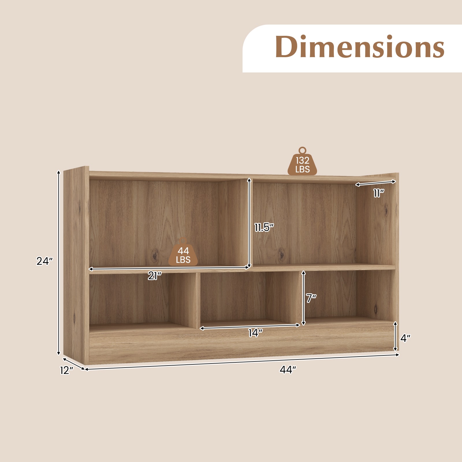 Slickblue D-CO-AN79201BC Kids-Bookcases - View #7