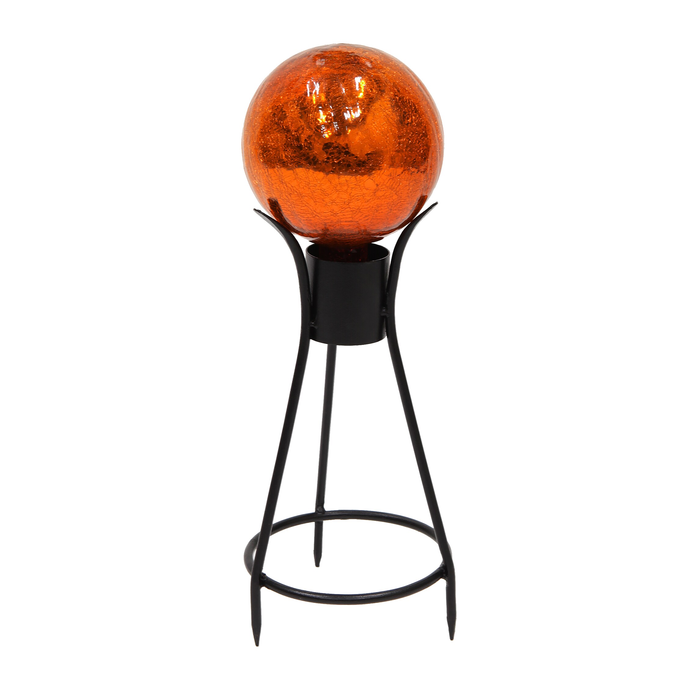 Gazing Ball And Stand Orange Gazing Balls And Stands At