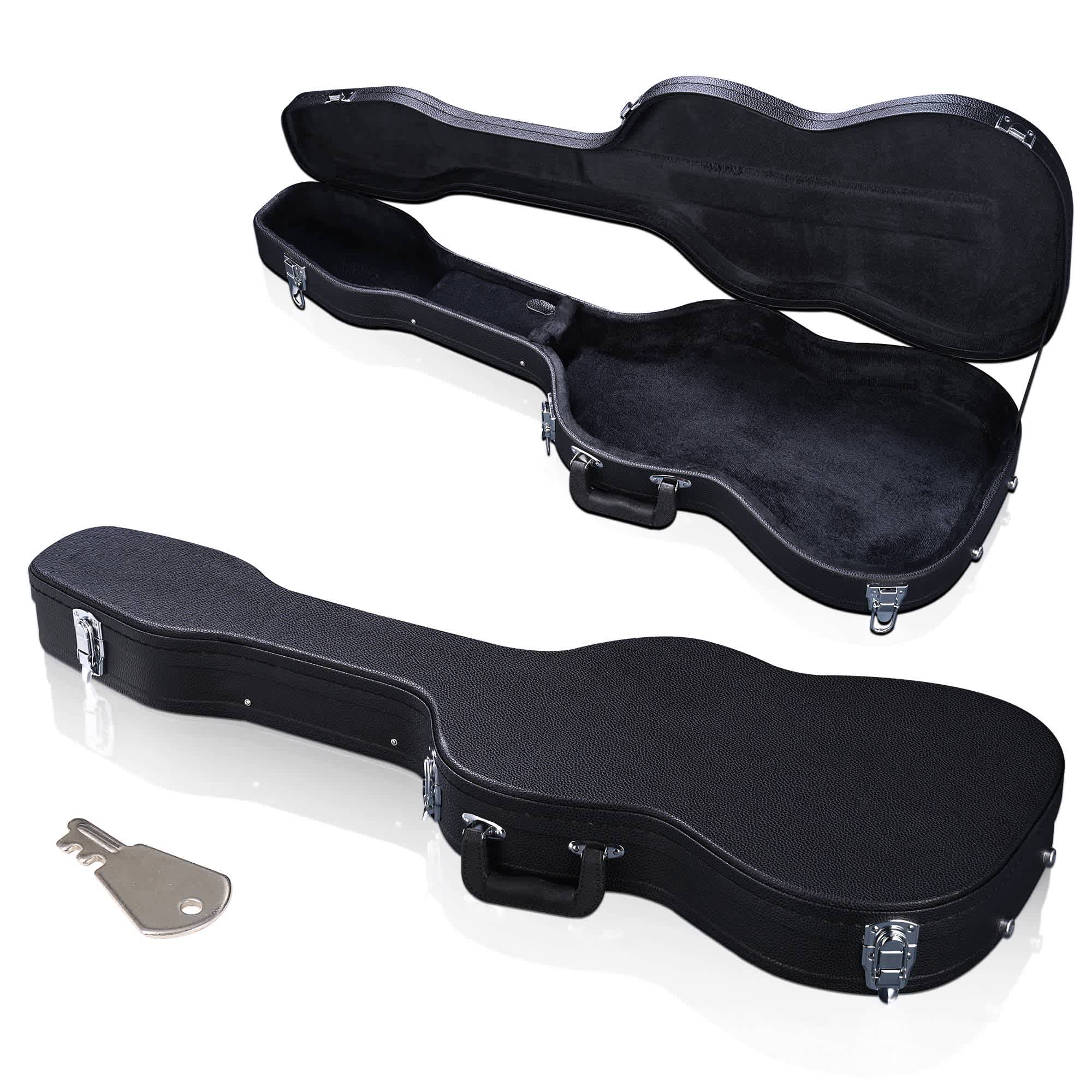 Yescom 28GHC004-E-ST-06-LO Electric Guitar Hard Case for Stratocaster Style Electric Guitar Wooden Hard Shell