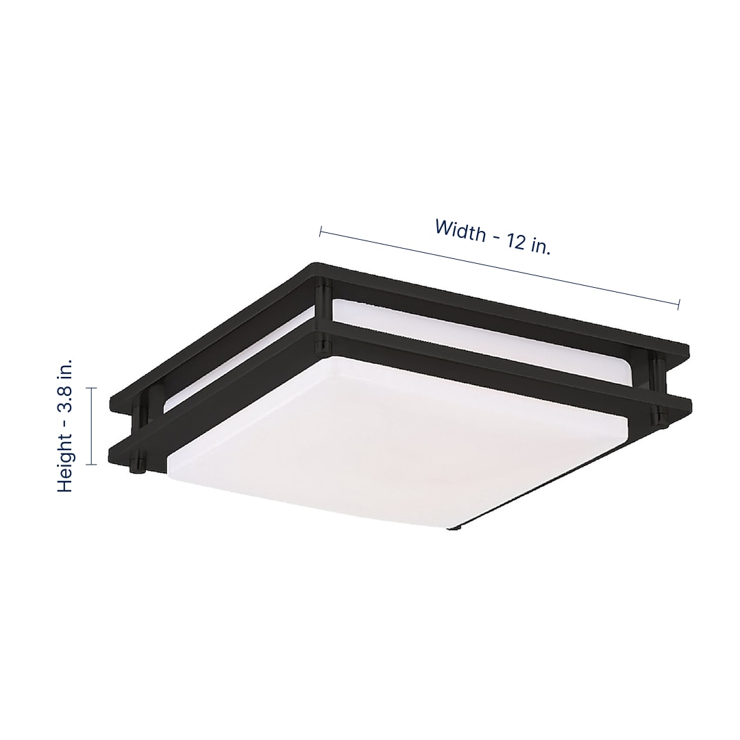 Amax Lighting LED-JR12BLK-SQ-D flushmounts - View #2