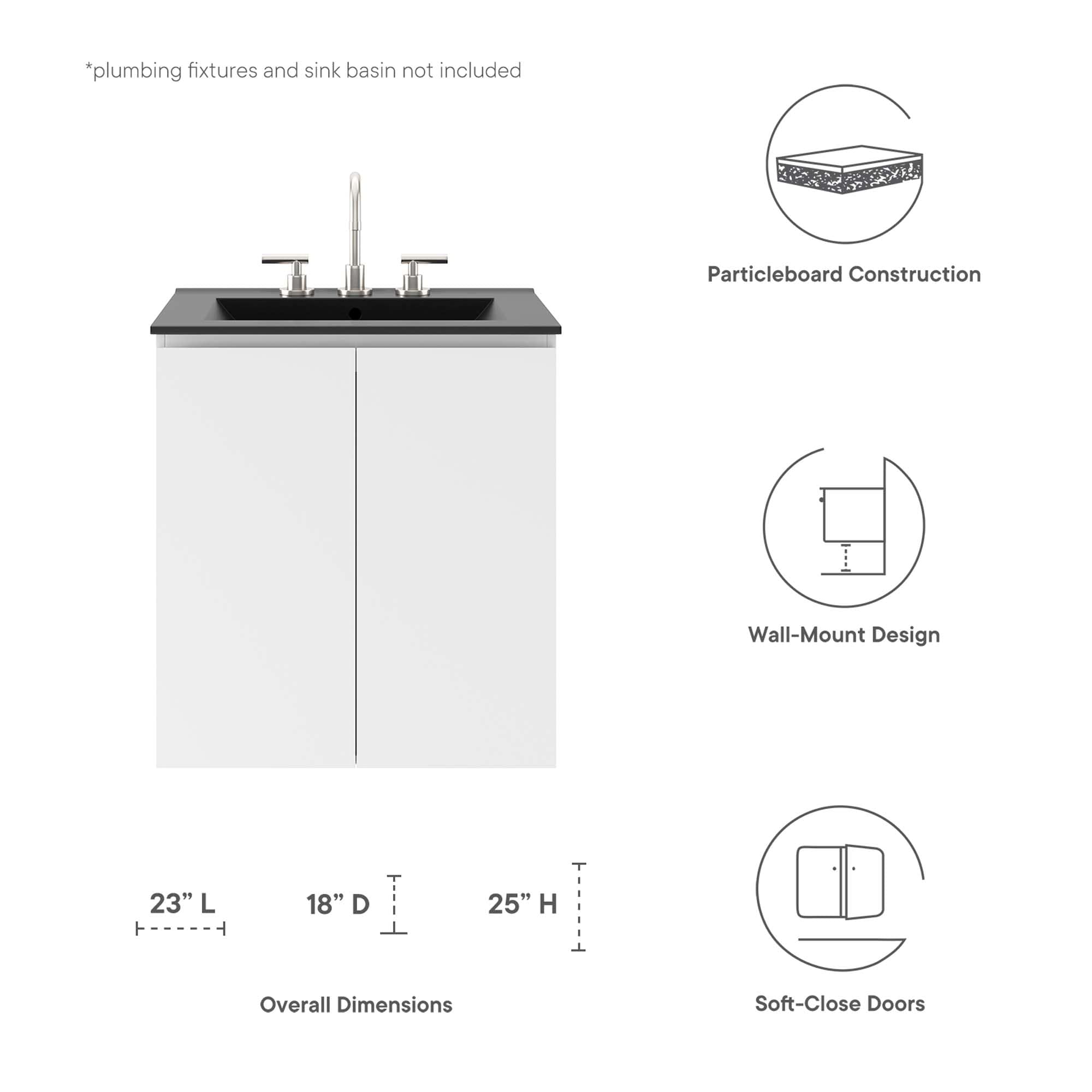 Modway EEI-5557-WHI vanities - View #2