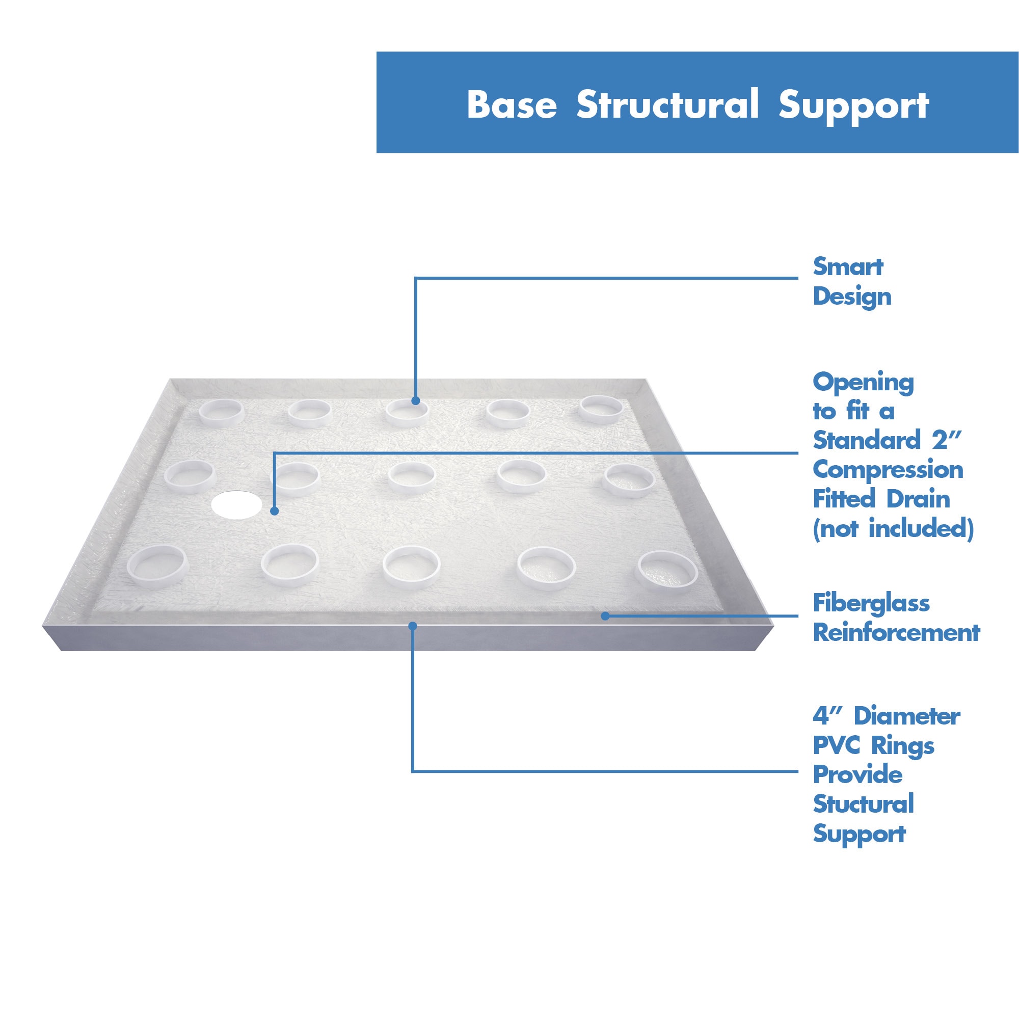 DreamLine DLT-1036482-88 Shower-Floors - View #5