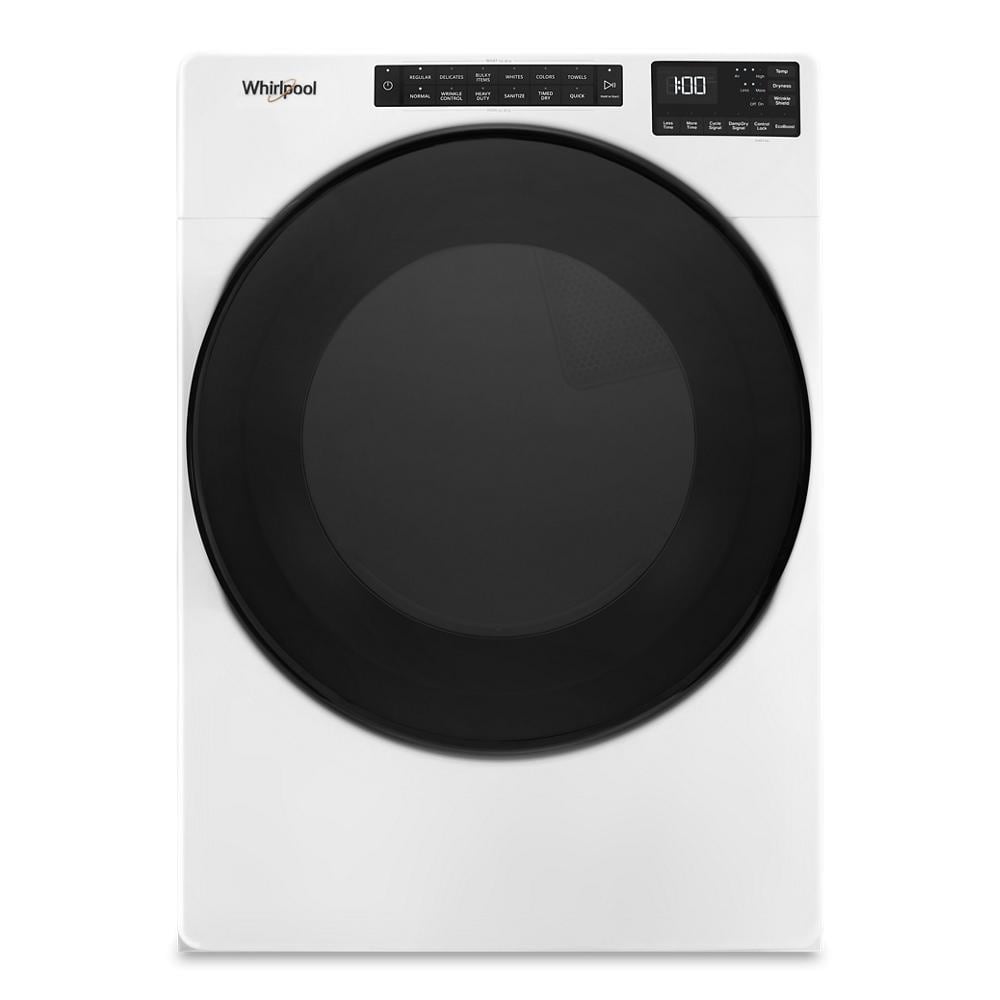 Whirlpool 7.4-cu ft Reversible Swing Door Stackable Gas Dryer (White) ENERGY STAR Gas Dryers department at Lowes.com