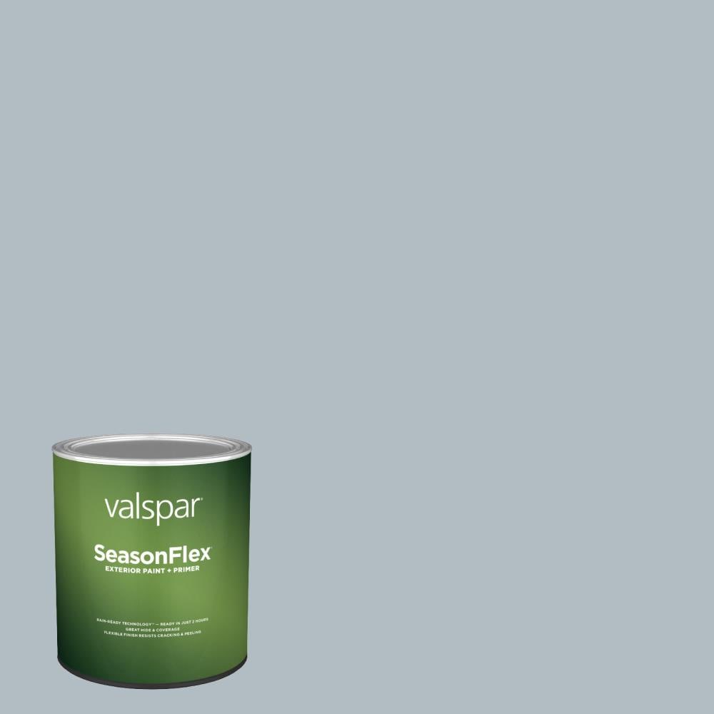 Valspar SeasonFlex Satin Grey Brook 5001-1b Latex Exterior Paint ...