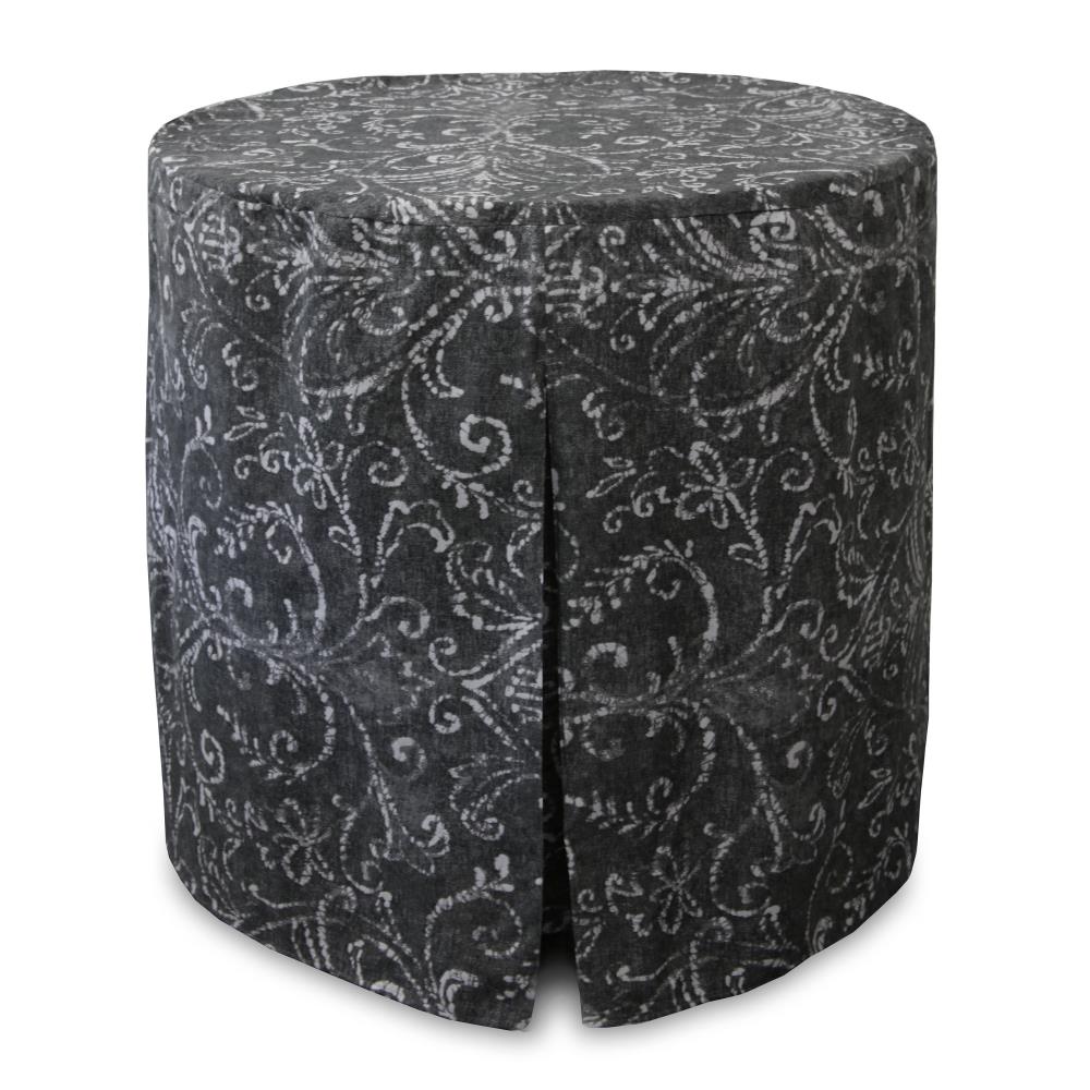 WestPoint Home 028828438966 Tablevogue Table Cover Collection Fitted Indoor/Outdoor Black Table Cover for 48-in round
