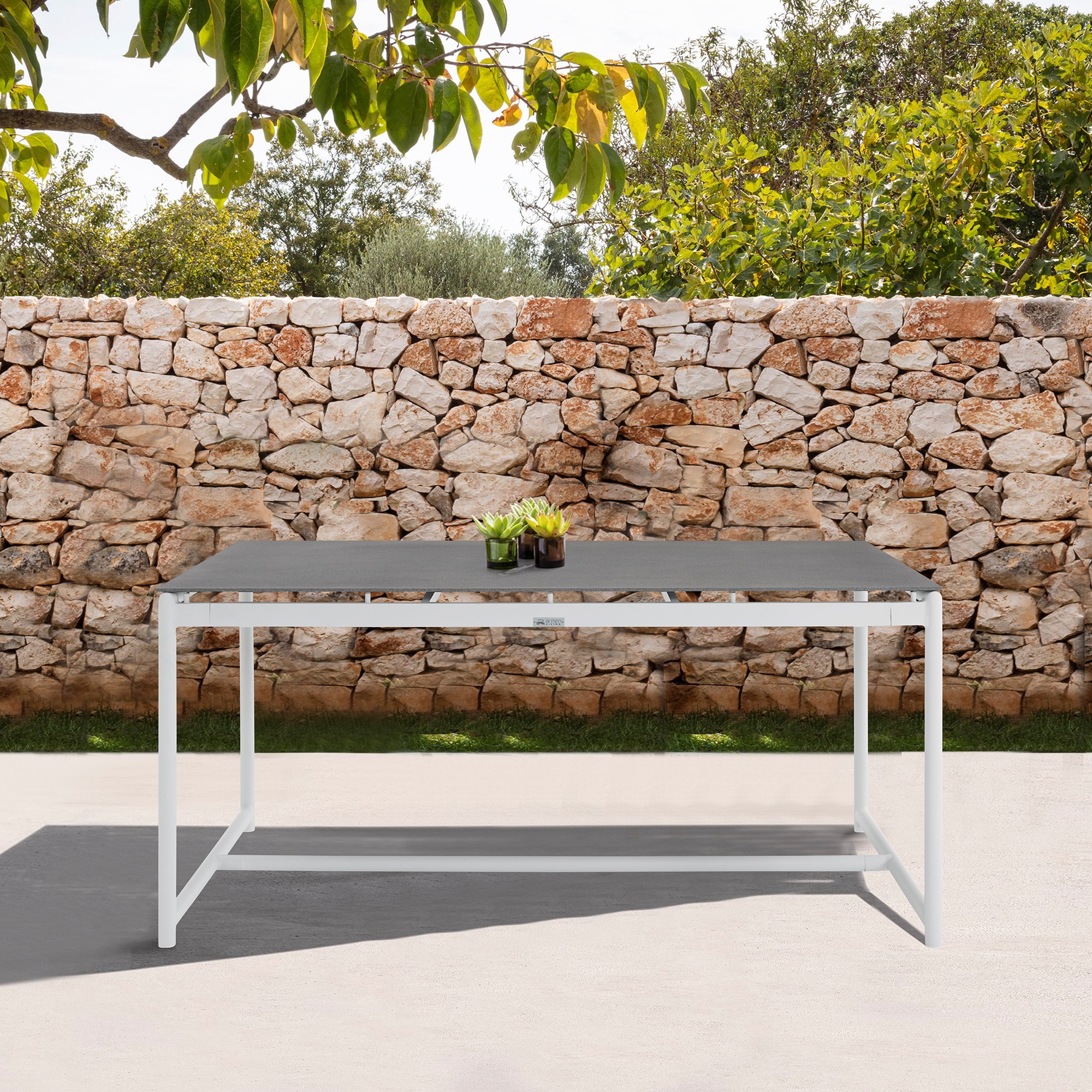 Armen Living LCCRDIWH Dining-Tables - View #5
