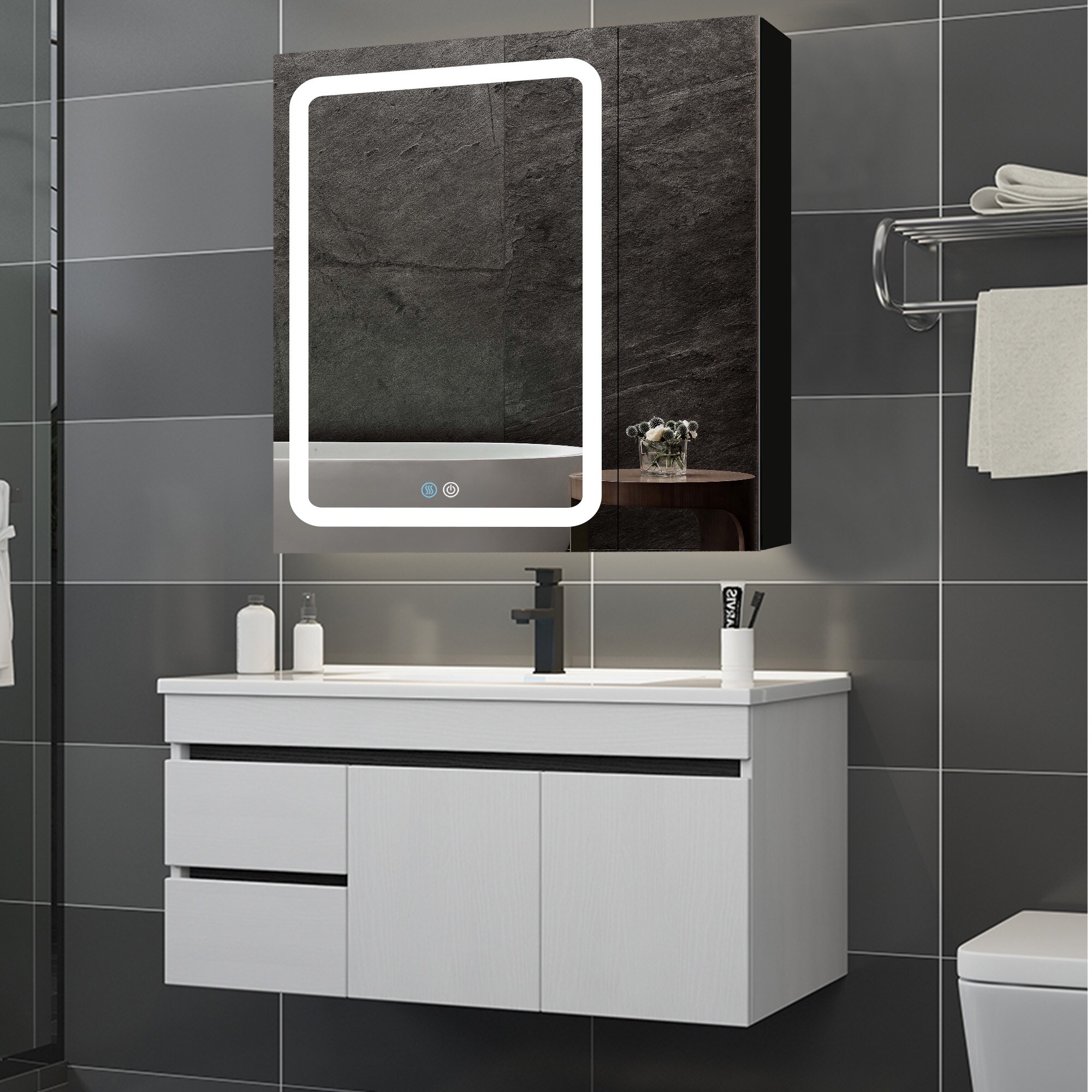 Forclover WBSGOYF23 Bathroom-Medicine-Cabinets - View #4