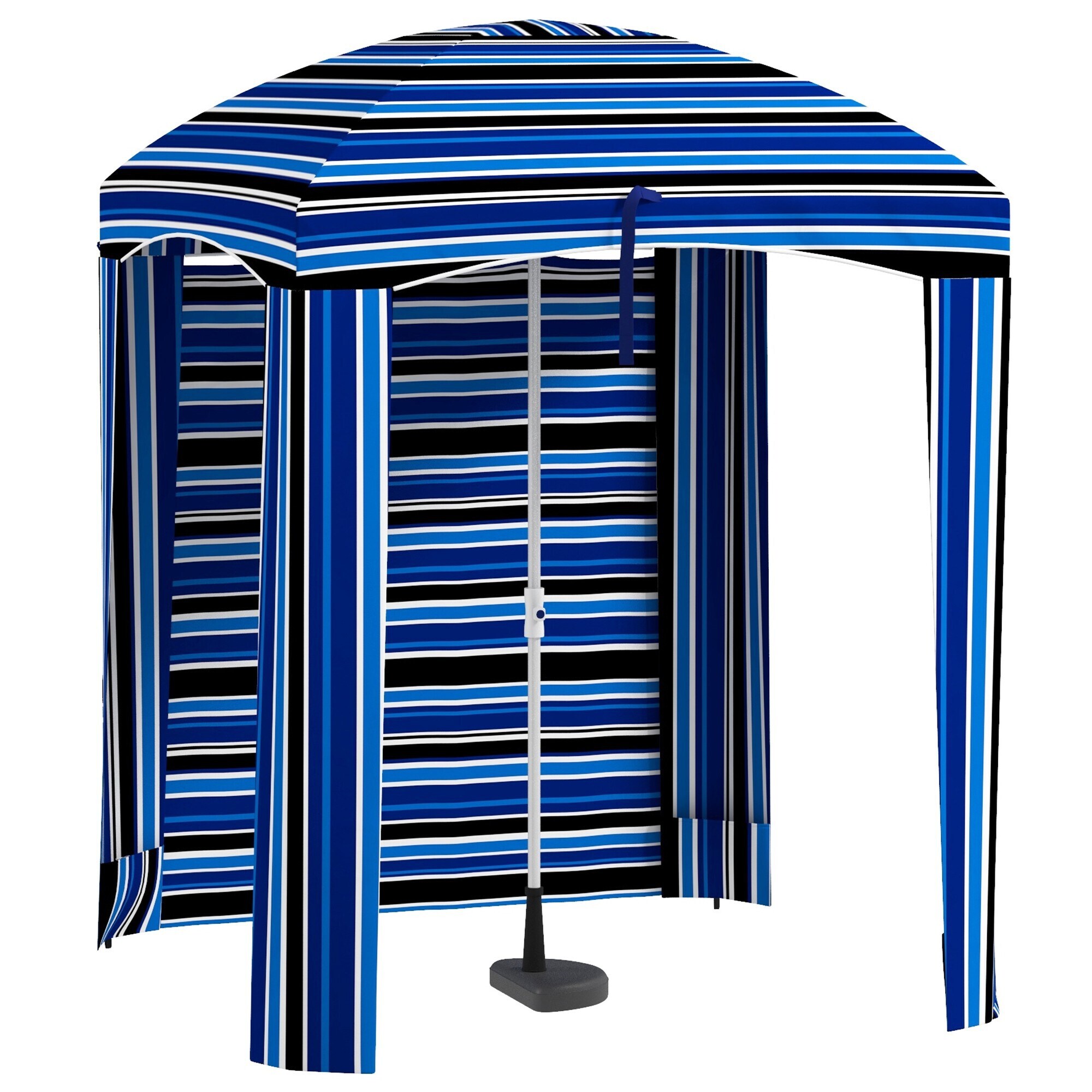 Miki Shinly AB-4270-03QI 5.8-Feet Multicolor Beach Umbrella