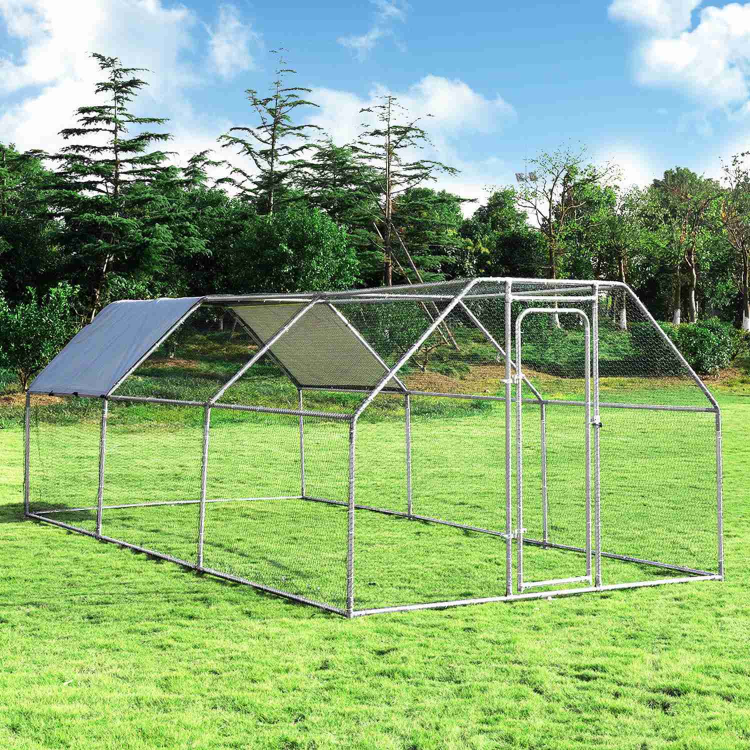 Costway CSHY000936 Chicken-Coops-Rabbit-Hutches - View #6