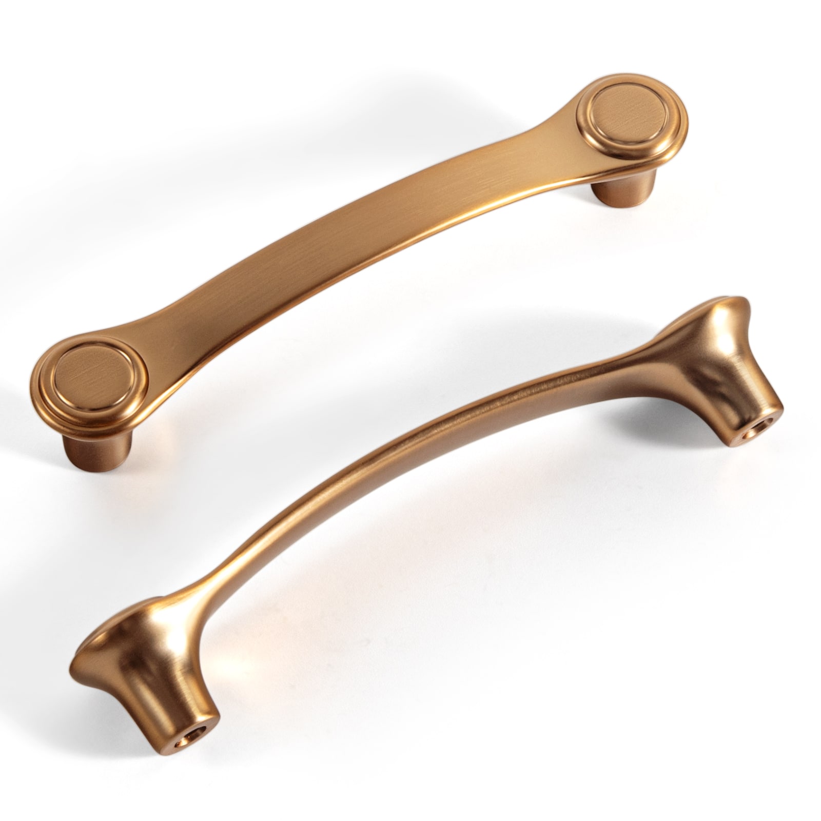 Miaokesen 662CB-96 3-3/4-in , 96mm Center to Center Champagne Brown Novelty Bar Drawer Pull 6 -Pack