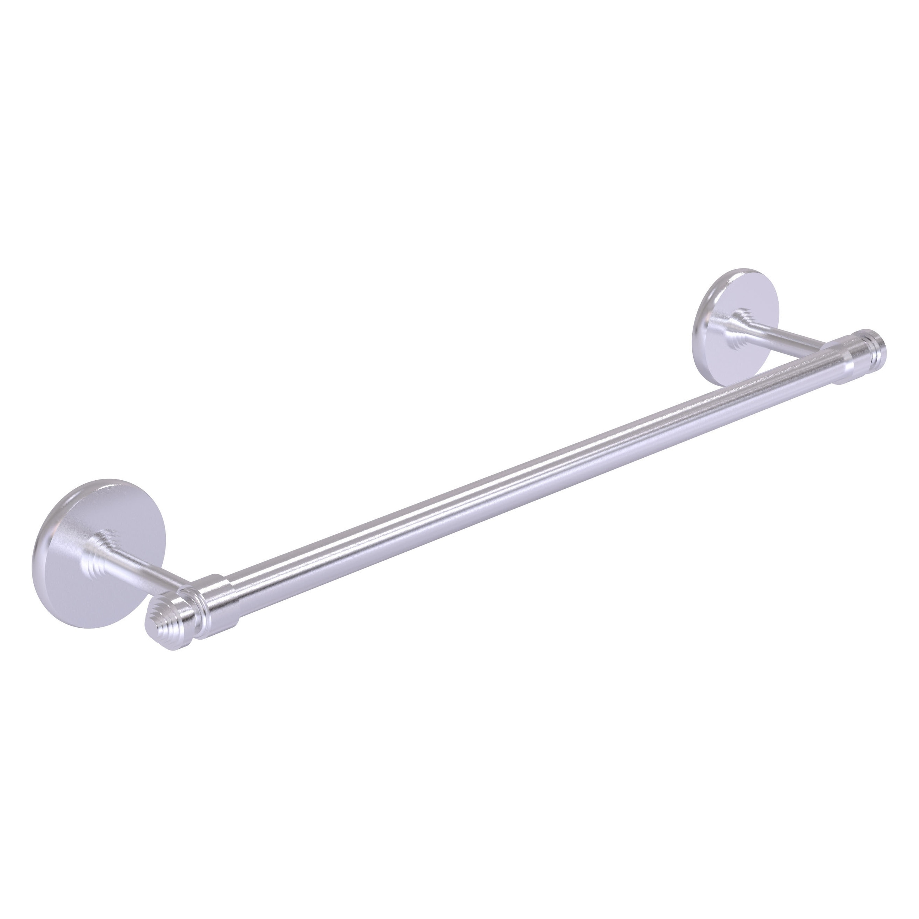 Allied Brass SB-41/36-SCH Southbeach 36-in Satin Chrome Wall mount Single Towel Bar