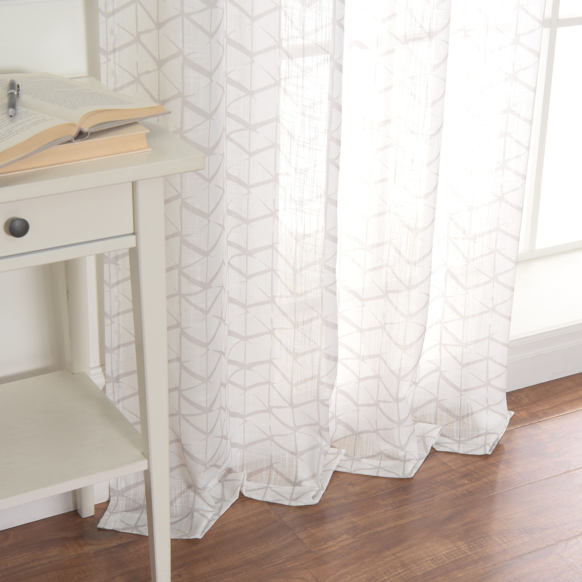 Best Home Fashion JC-GROM-CUBE-84-NAT curtains - View #5
