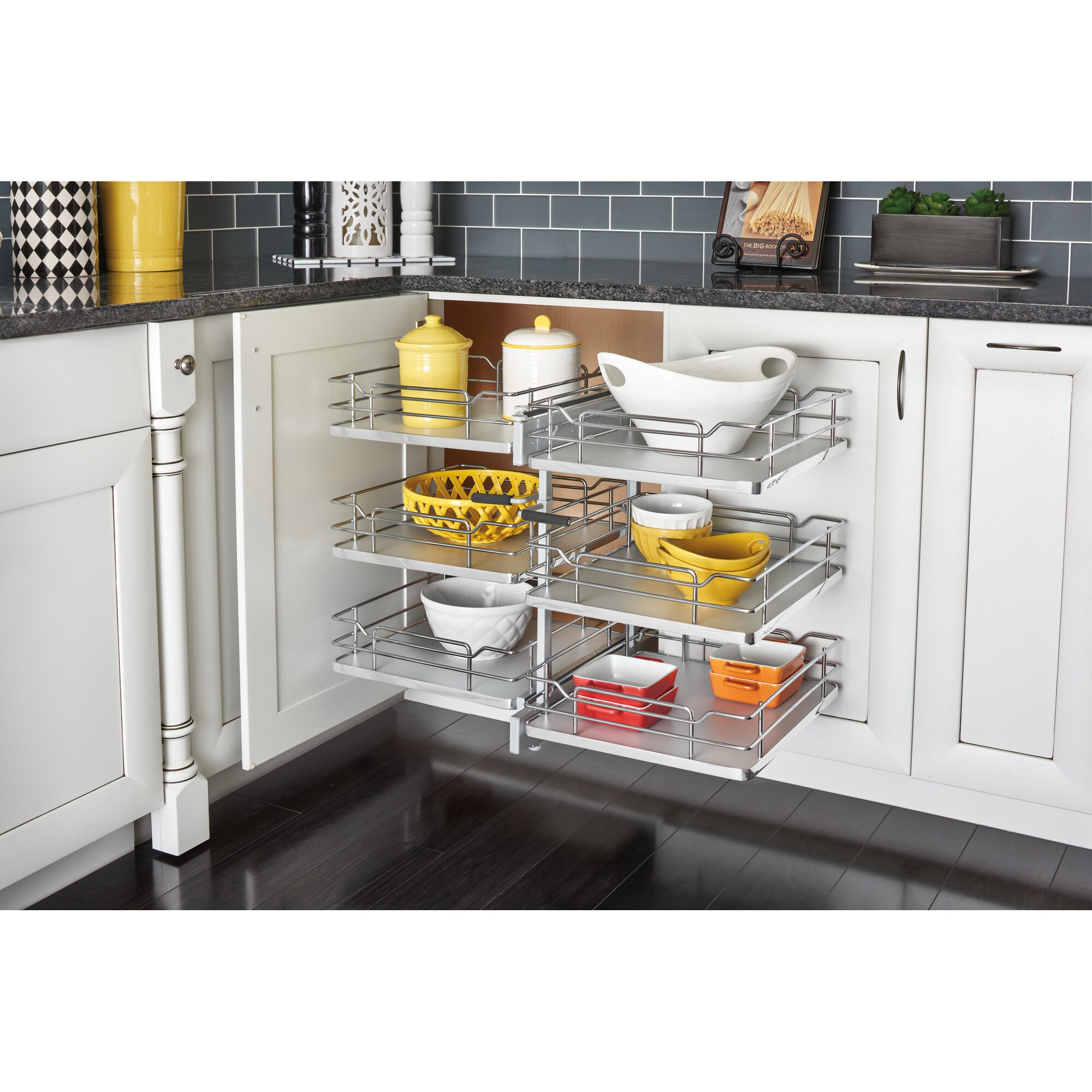 Rev-A-Shelf 53PSP3-18SC-GR Pull-Out-Cabinet-Baskets - View #2