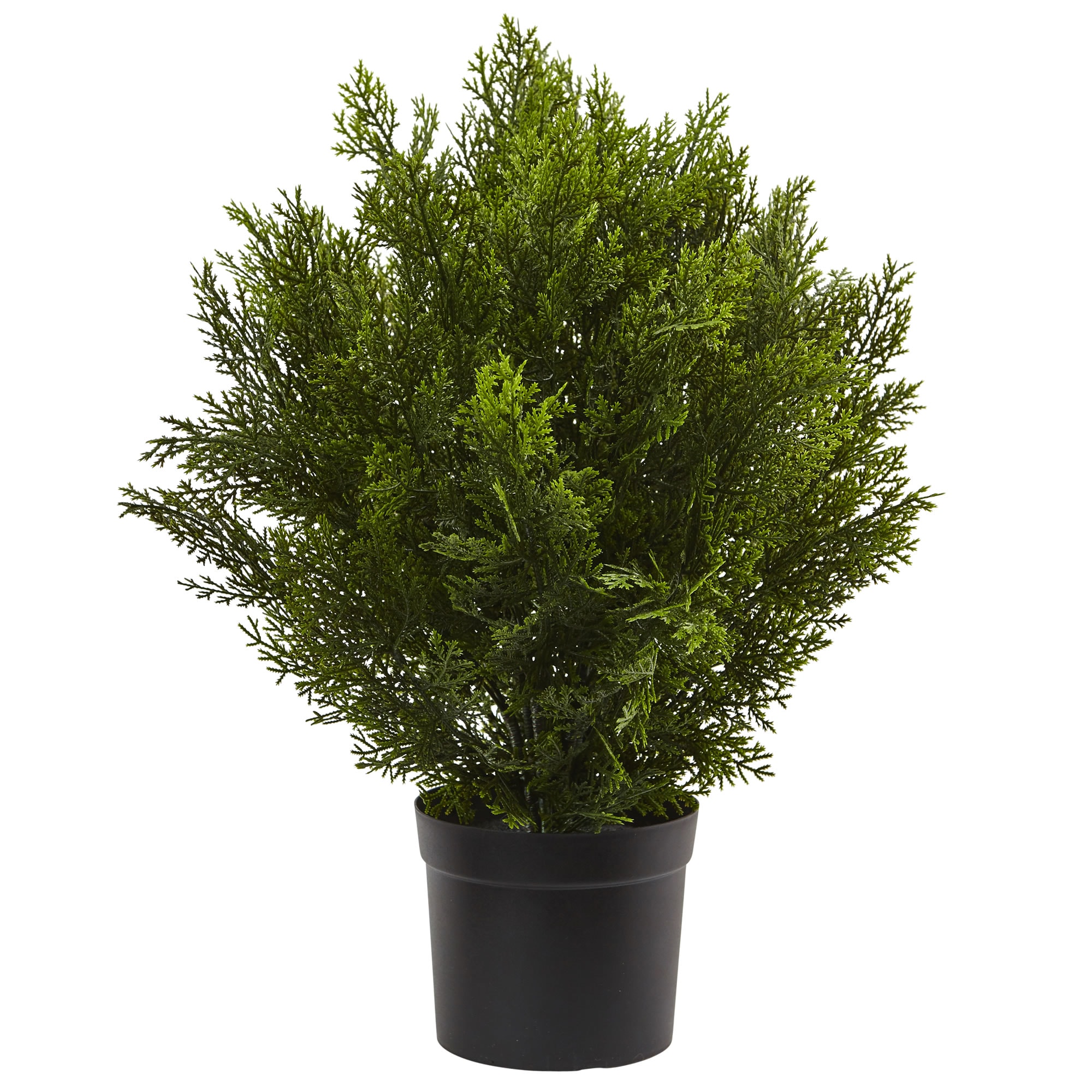 Nearly Natural 6880 24-in Green Indoor/Outdoor Floor Cedar Artificial plant