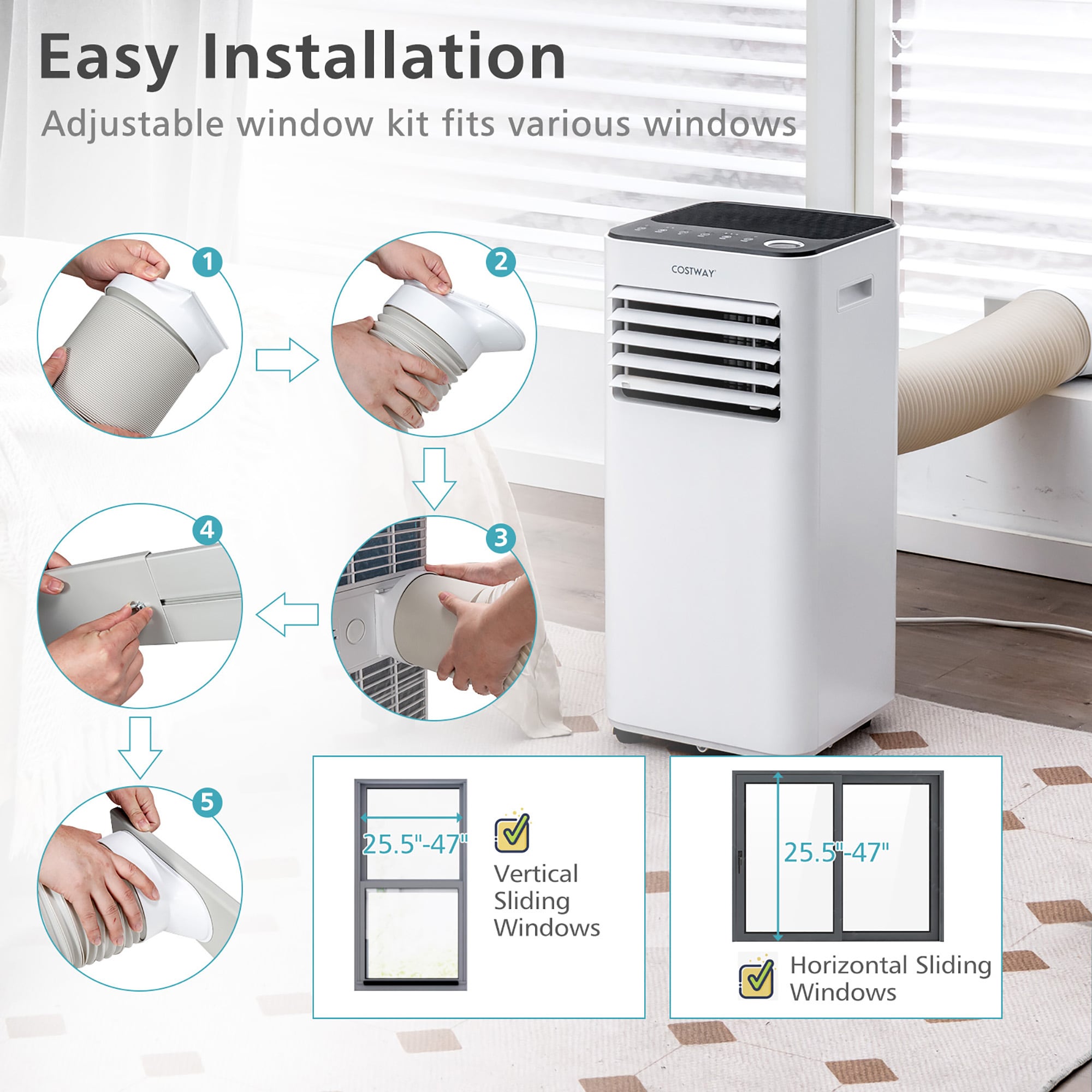 Costway LWS00218 Portable-Air-Conditioners - View #10