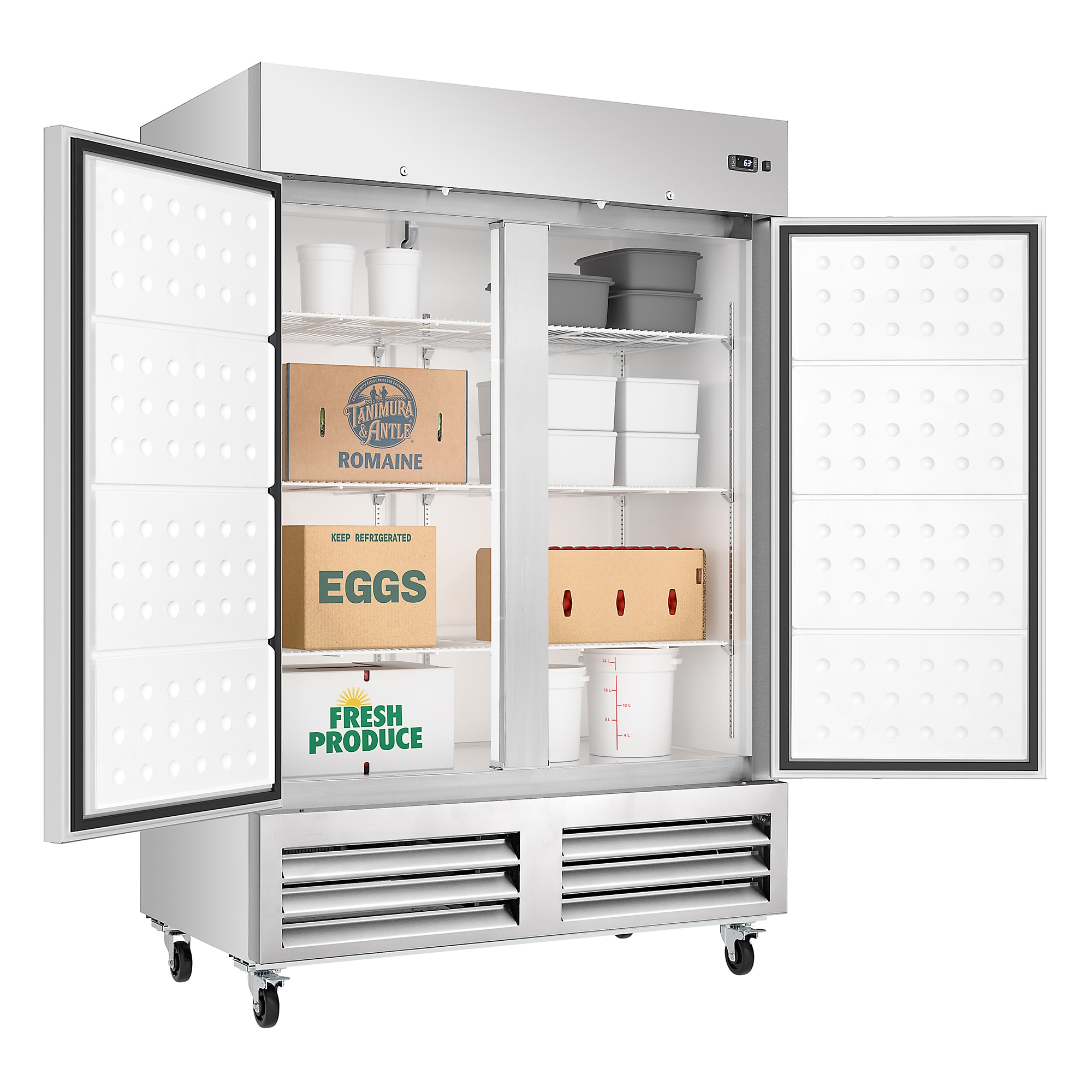 KoolMore LOW-KM-RIC-2DSS Commercial-Refrigerators - View #13