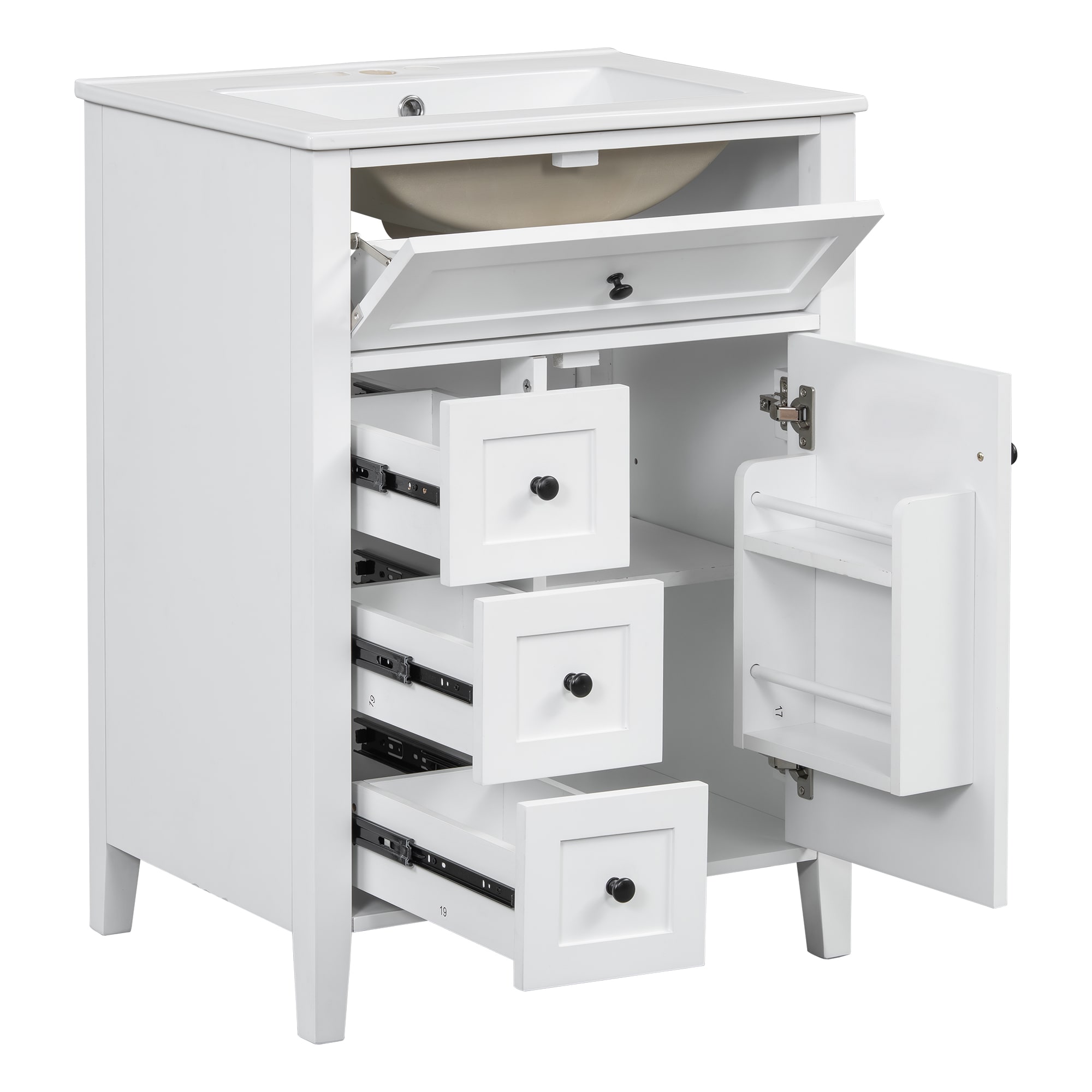 WELLFOR WA-MBF-7236 Bath-Vanity-Combo - View #8