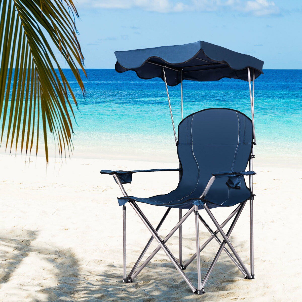 Costway CSHY001051 Beach-Camping-Chairs - Thumbnail View #2