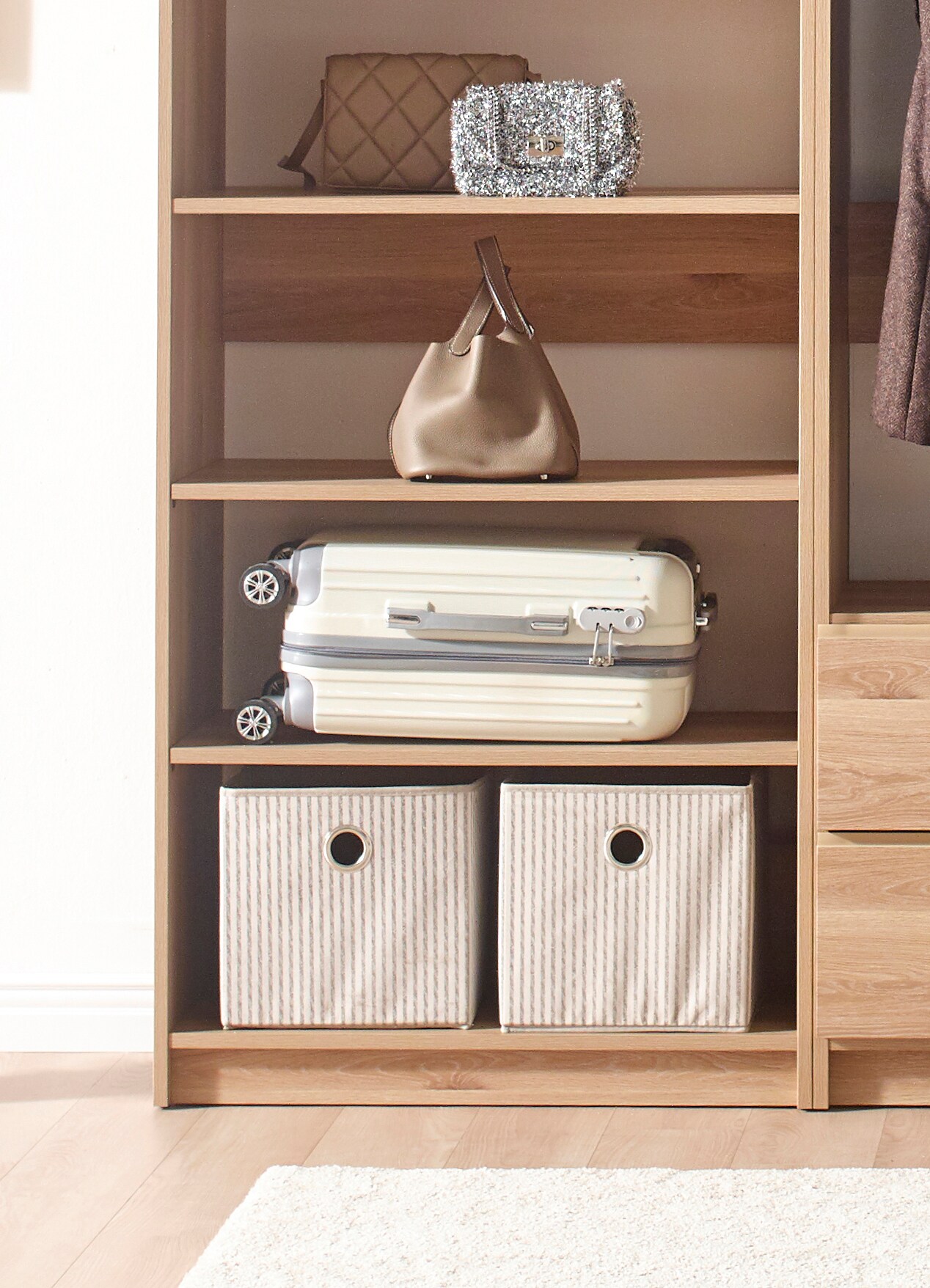 Klair Living PROSPER-ECA OAK Wood-Closet-Kits - View #3