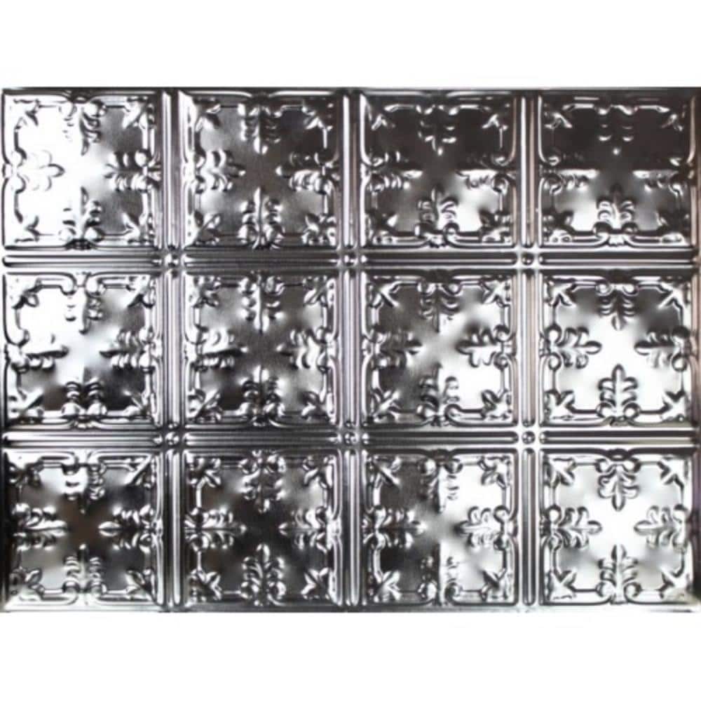 Metal Ceiling Express 121CLNU1824 1.5-ft x 2-ft Stainless/Clear Coated Steel Surface-mount Ceiling Plank (5-Pack, 15-sq ft / Case)