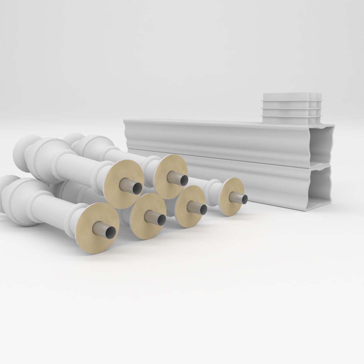 Ekena Millwork BALK32X036YON railings - View #6