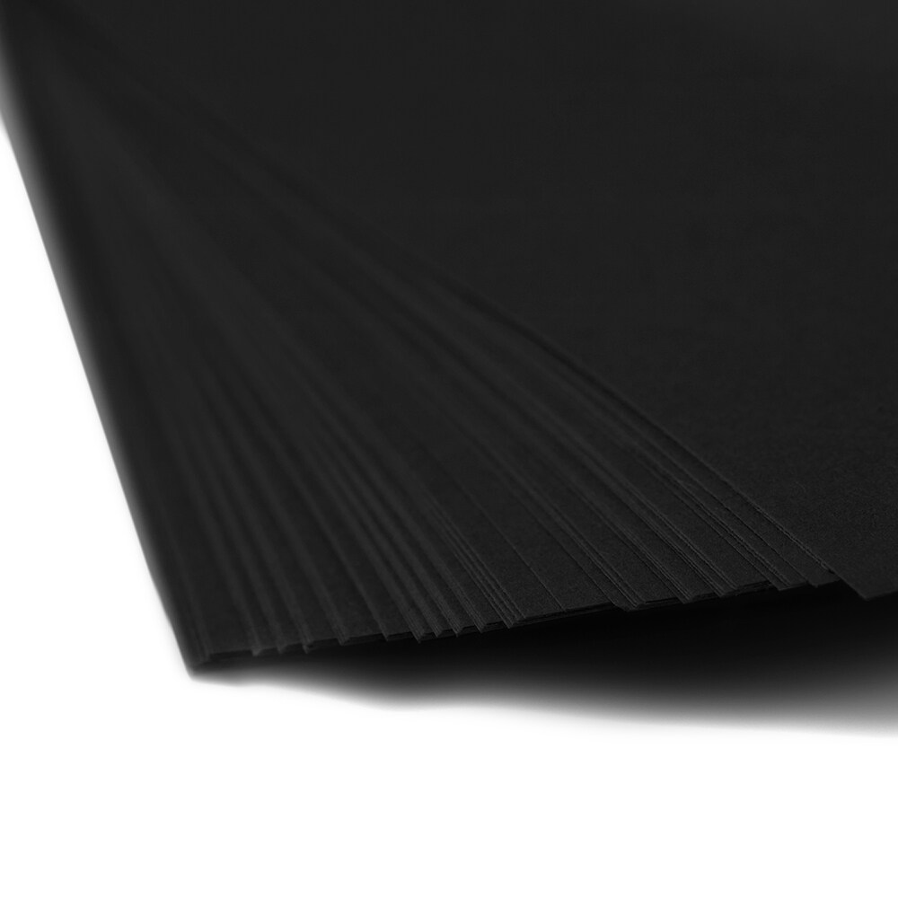 JAM Paper JAM PAPER Gift Wrap, Matte Black Wrapping Paper, 25 Sq
