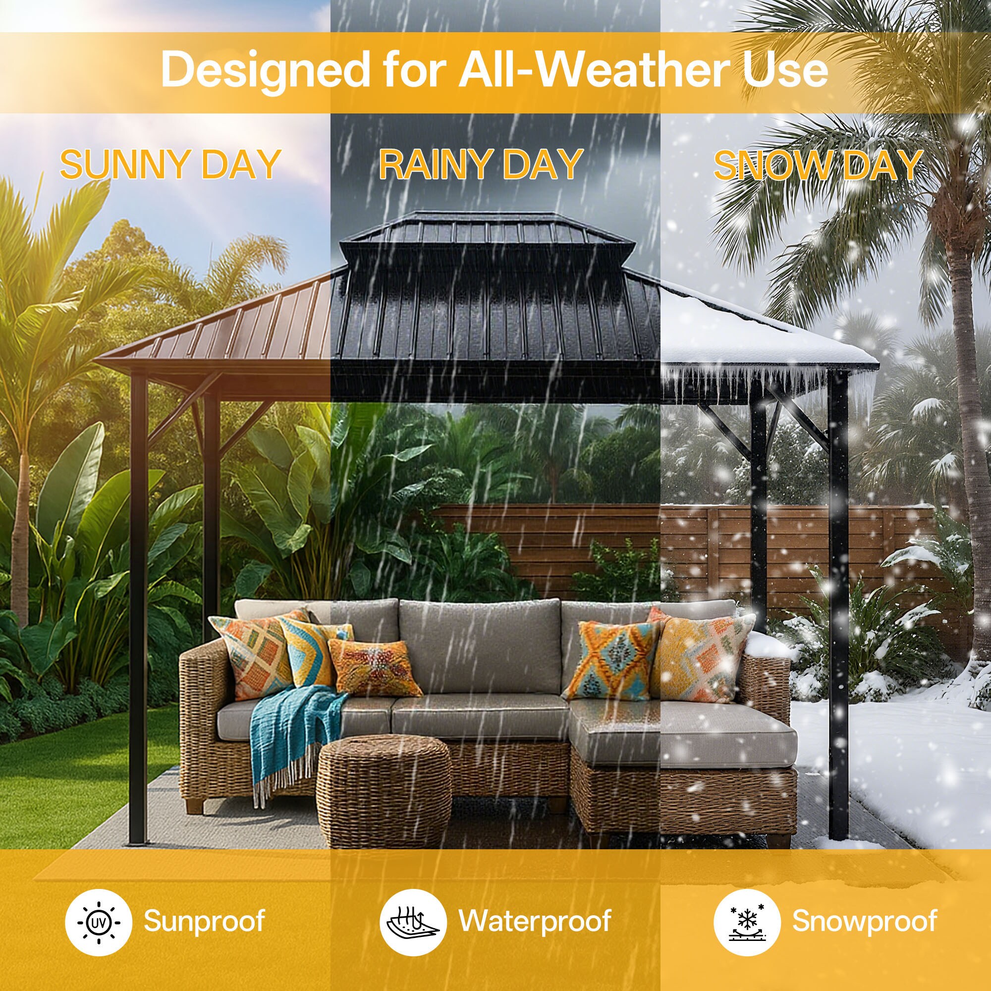 Bybafun YC9300003 Wood-Resin-Gazebos - View #5