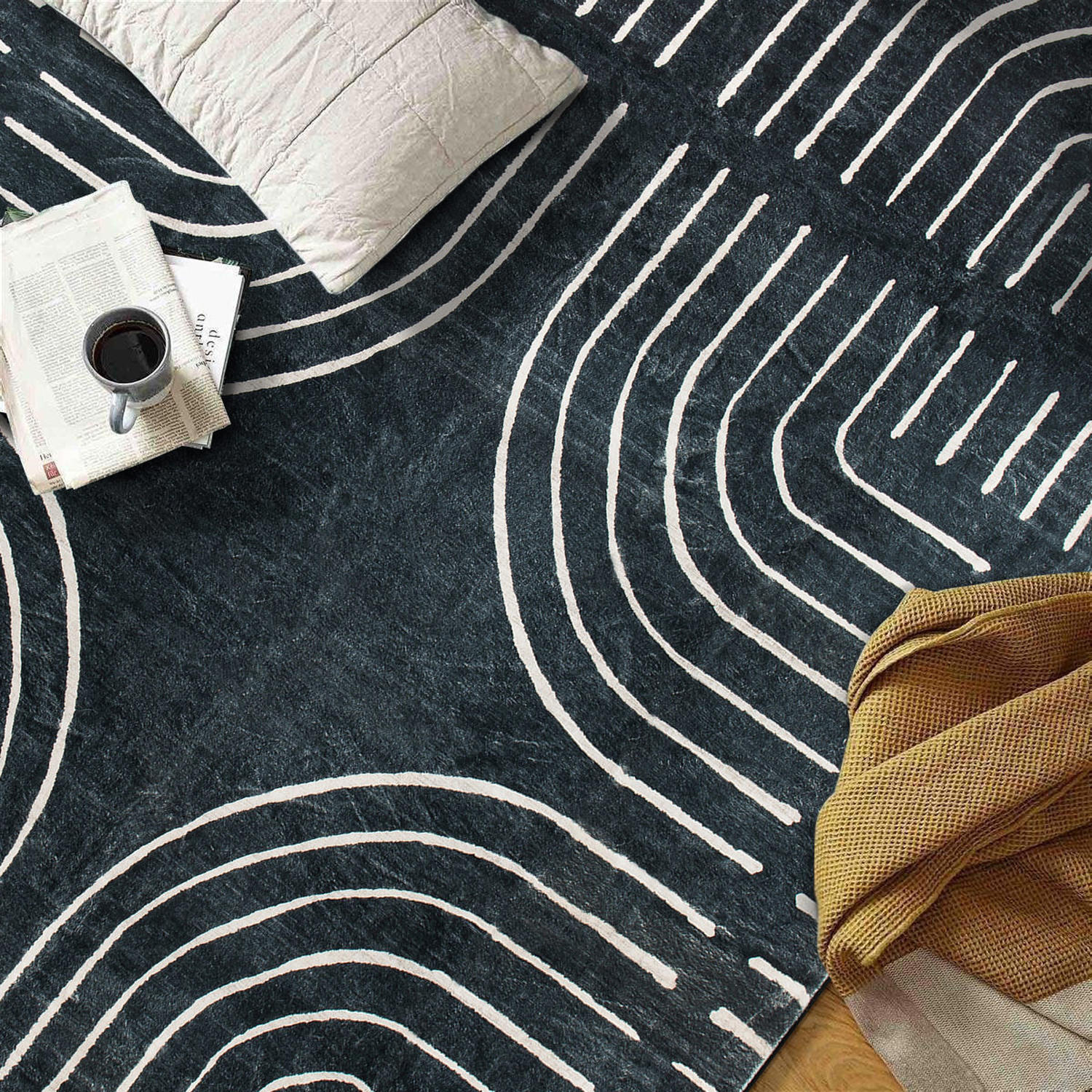 World Rug Gallery WR72BLACK8X10 rugs - View #8