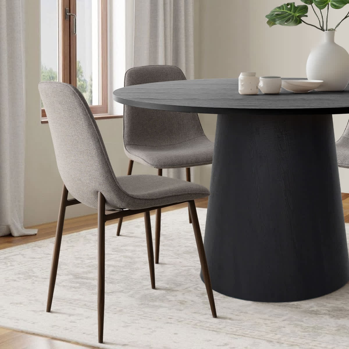 Maison Boucle DWENBK+OSLO-GRAY Dining-Sets - View #2
