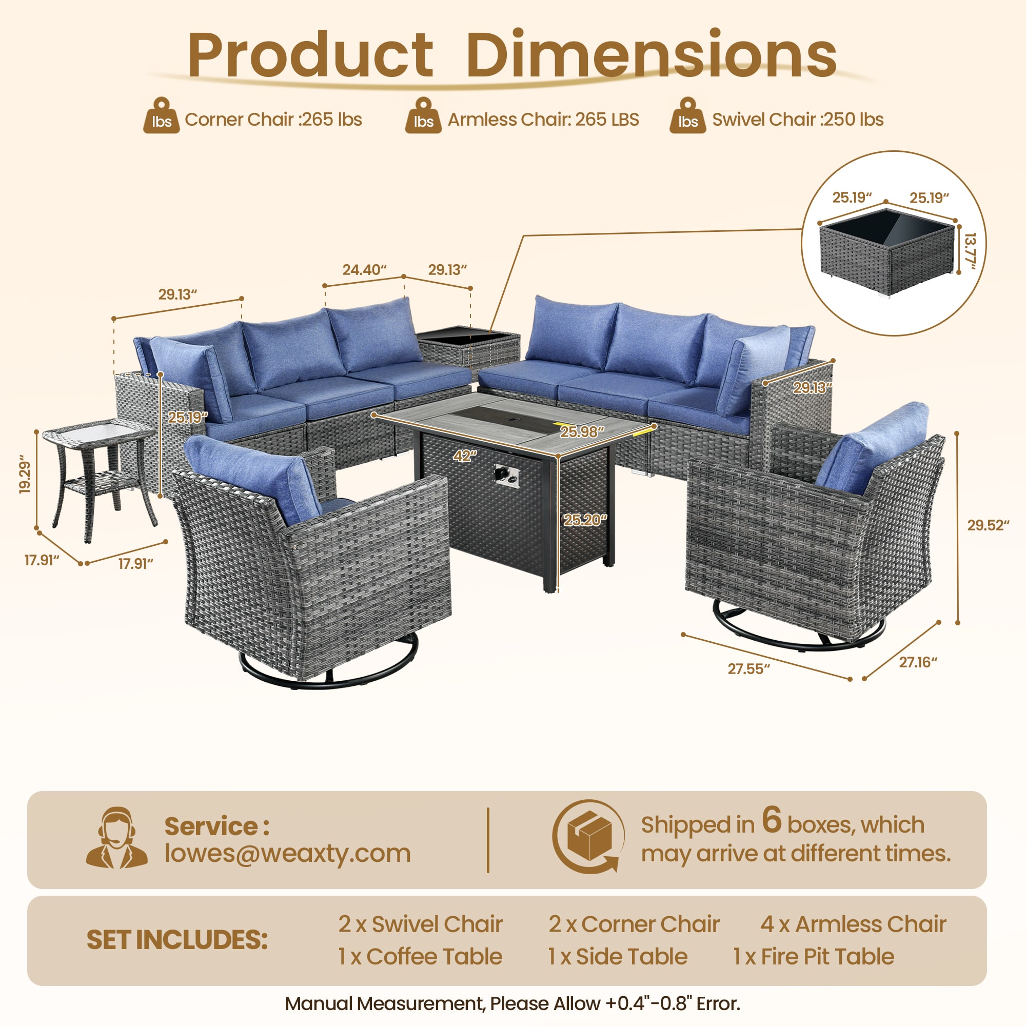 weaxty DCFP03RRS3011 Patio-Sofas-Daybeds - View #7