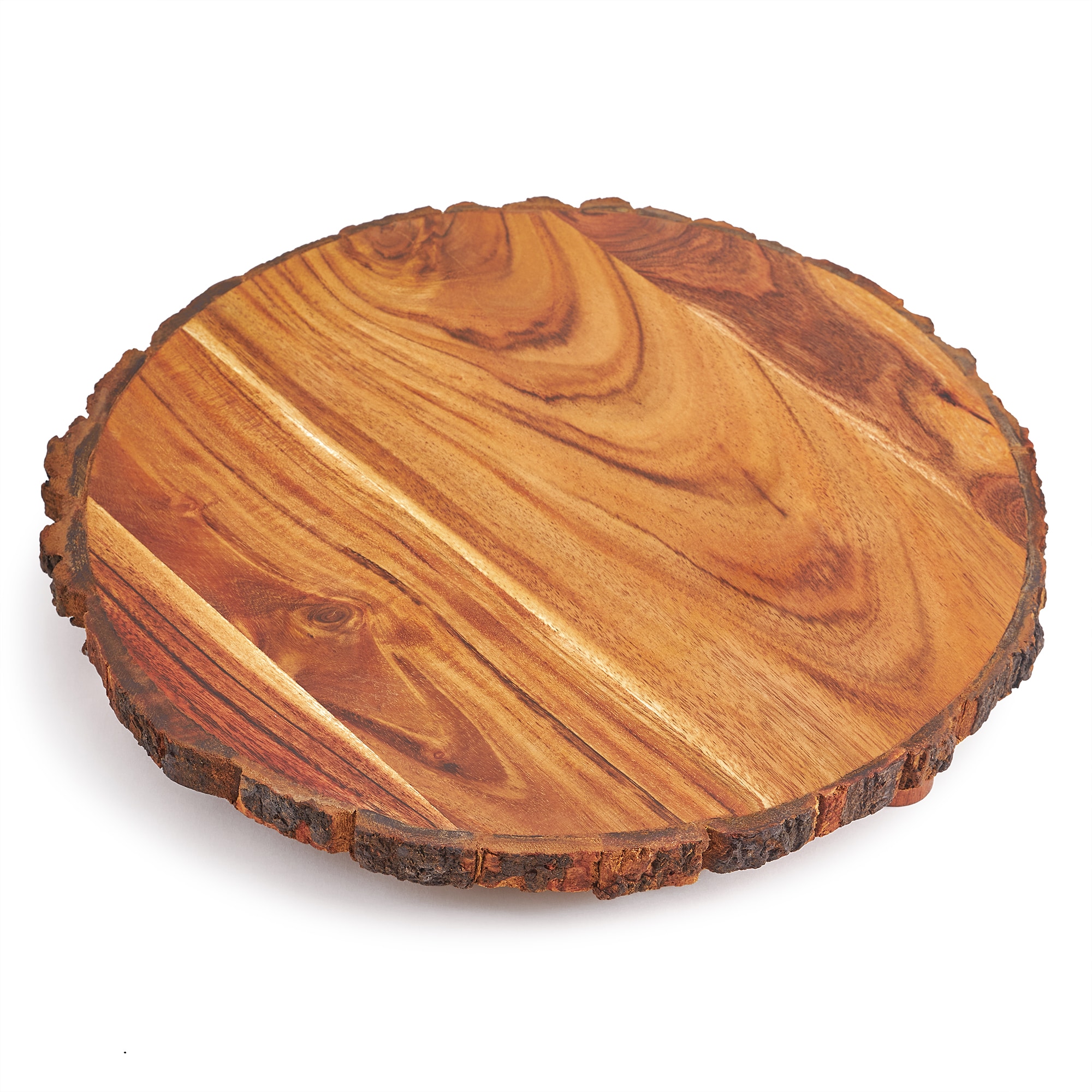 GAURI KOHLI Indus Acacia Wood Cutting Board 15.25-in x 12.0-in BPA