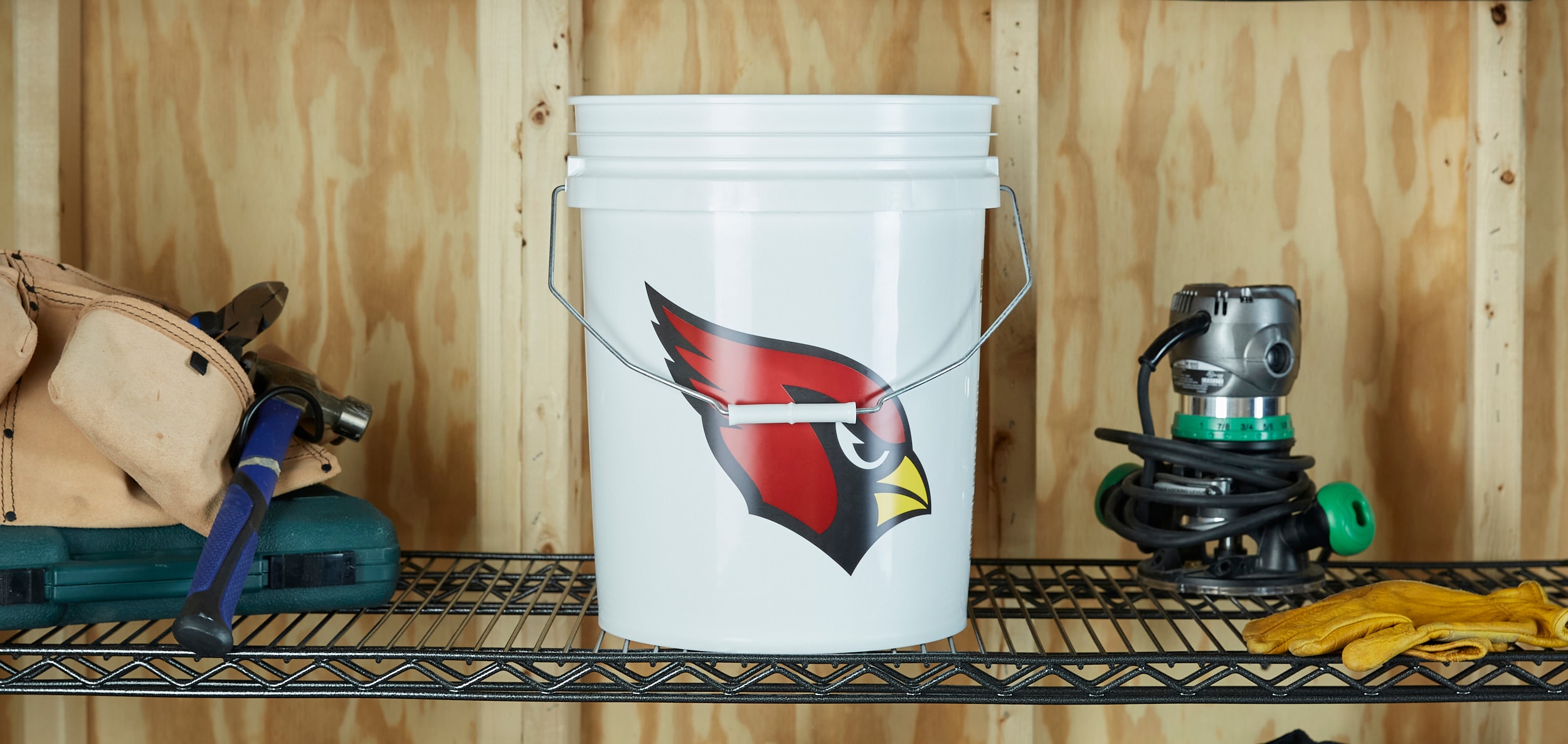 WinCraft Sports Baltimore Ravens 5 GAL Bucket 1-Gallon Plastic Paint Bucket  in the Buckets department at