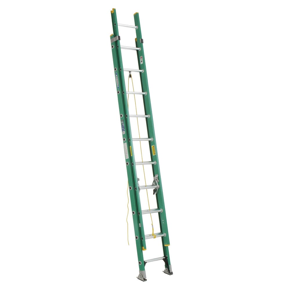 Werner D5900-2 Fiberglass 20-ft Type 2- 225 lbs. Capacity Extension Ladder D5920-2 Uae Electronic uaeelectronic.com