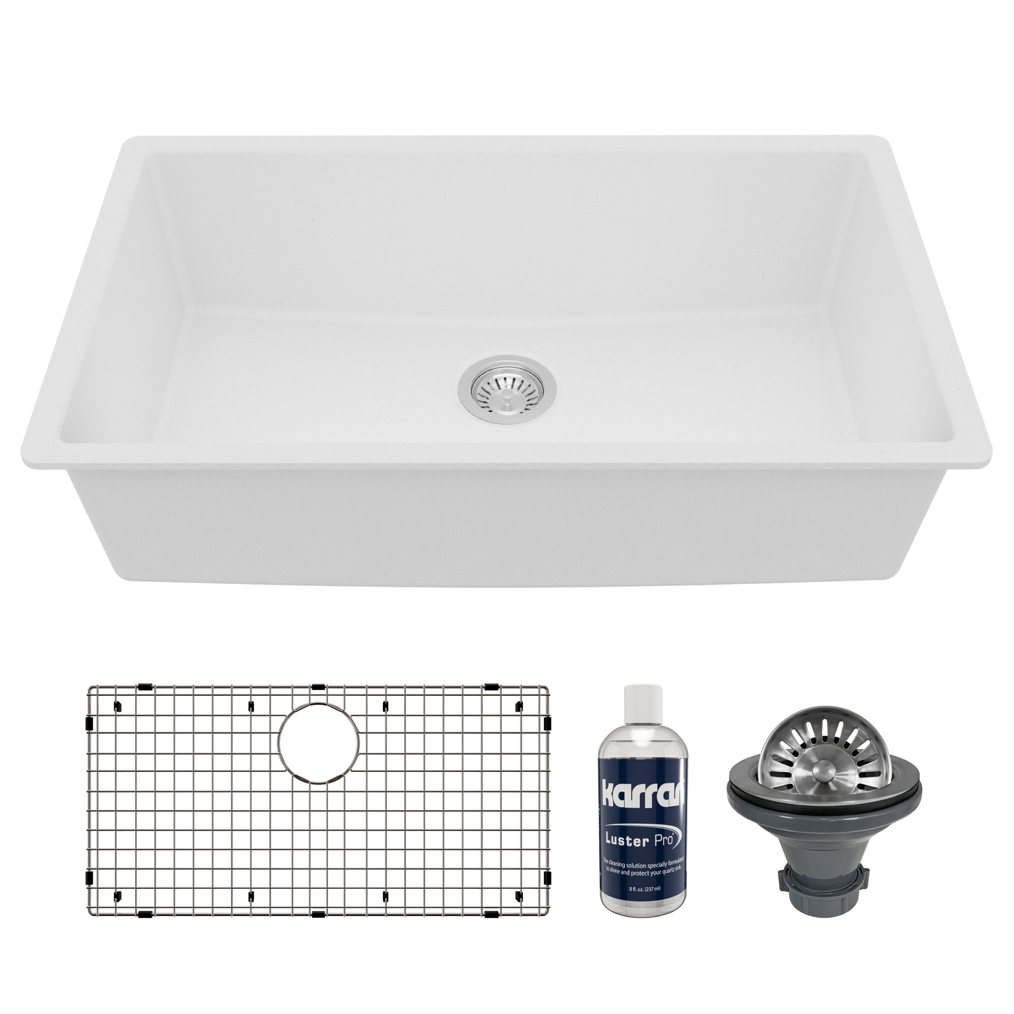 Karran QU-812-WH-PK1 Kitchen-Sinks - View #3