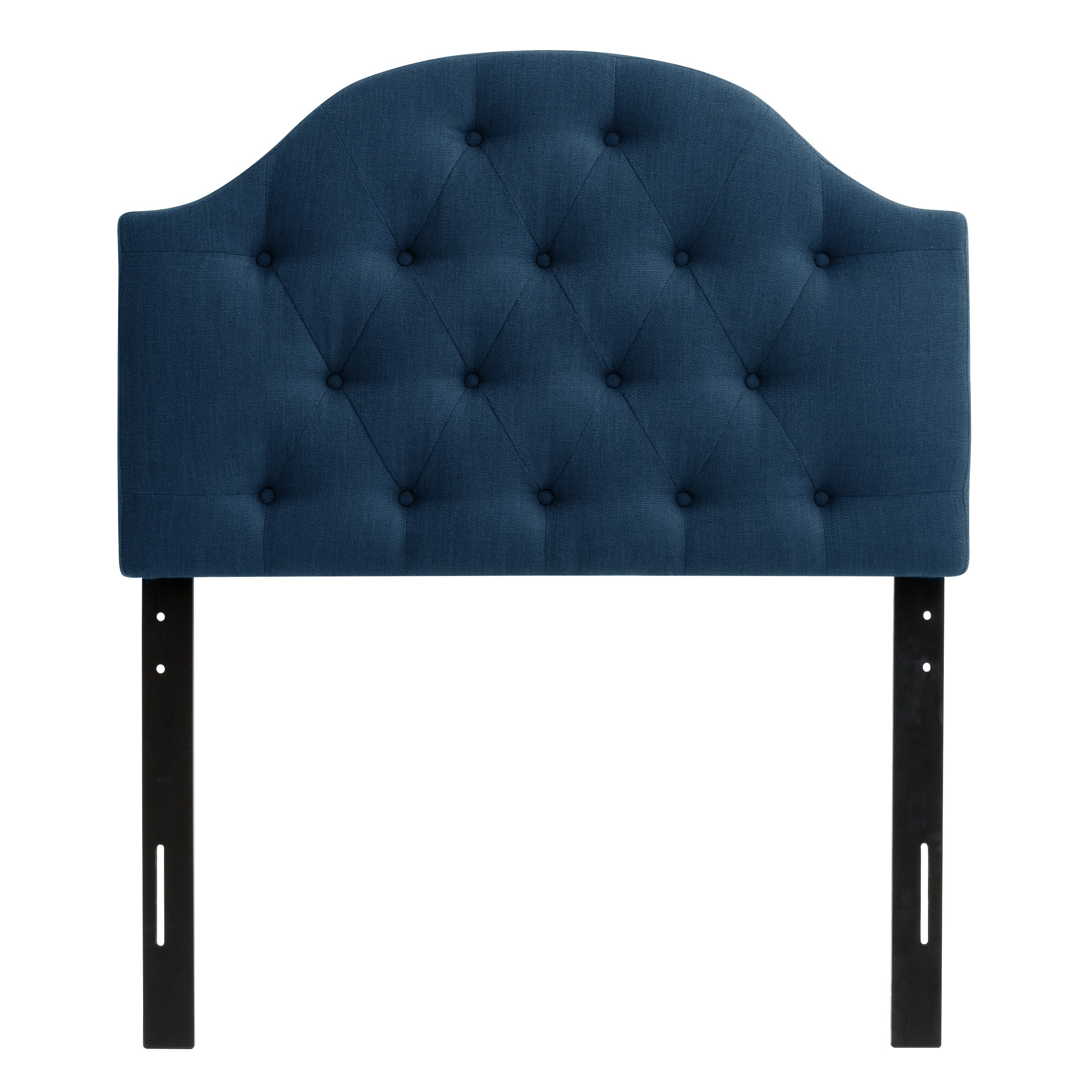 CorLiving BBT-114-S Calera Navy Blue Twin Polyester Upholstered Headboard