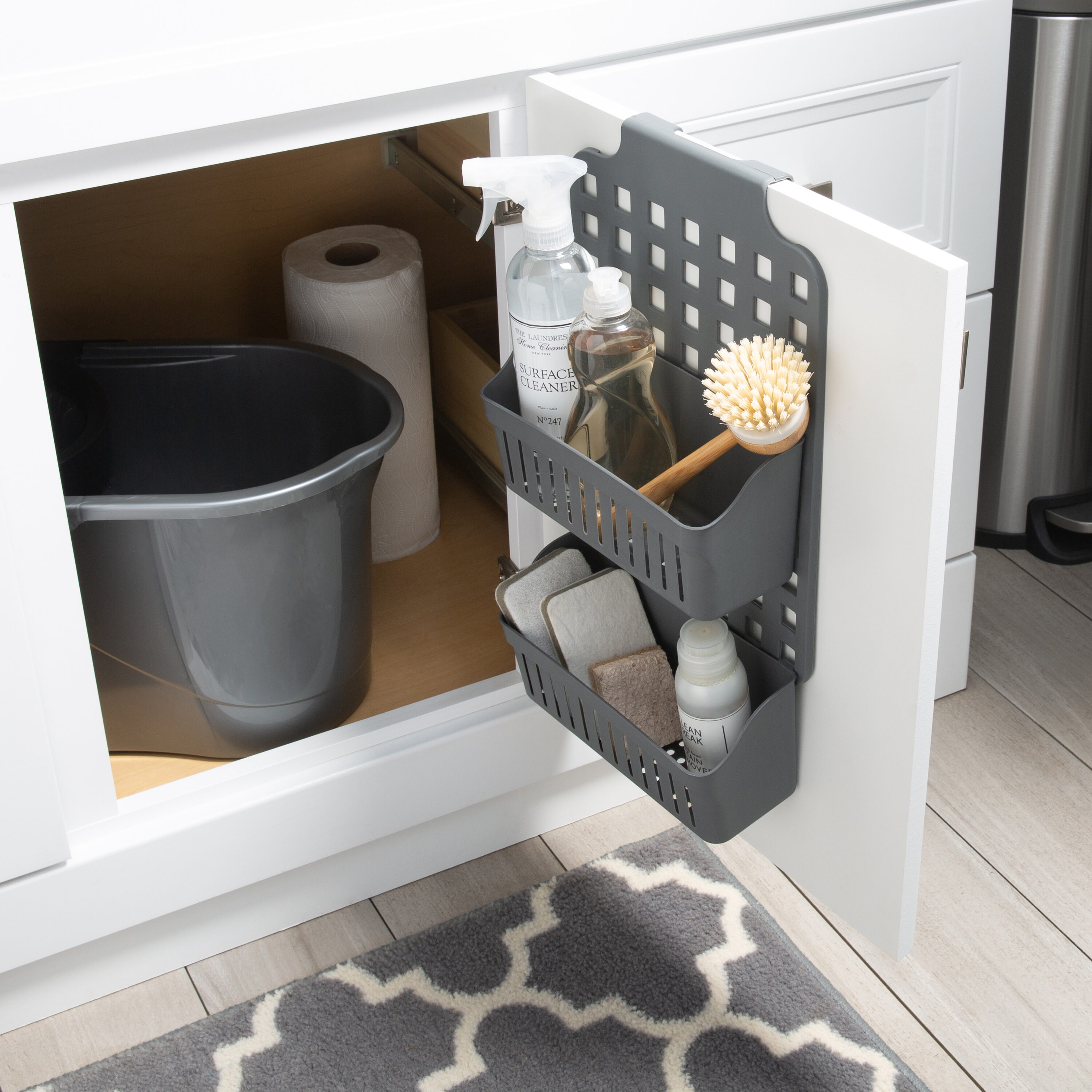 Simplify 15094-GREY Pull-Out-Cabinet-Baskets - View #7