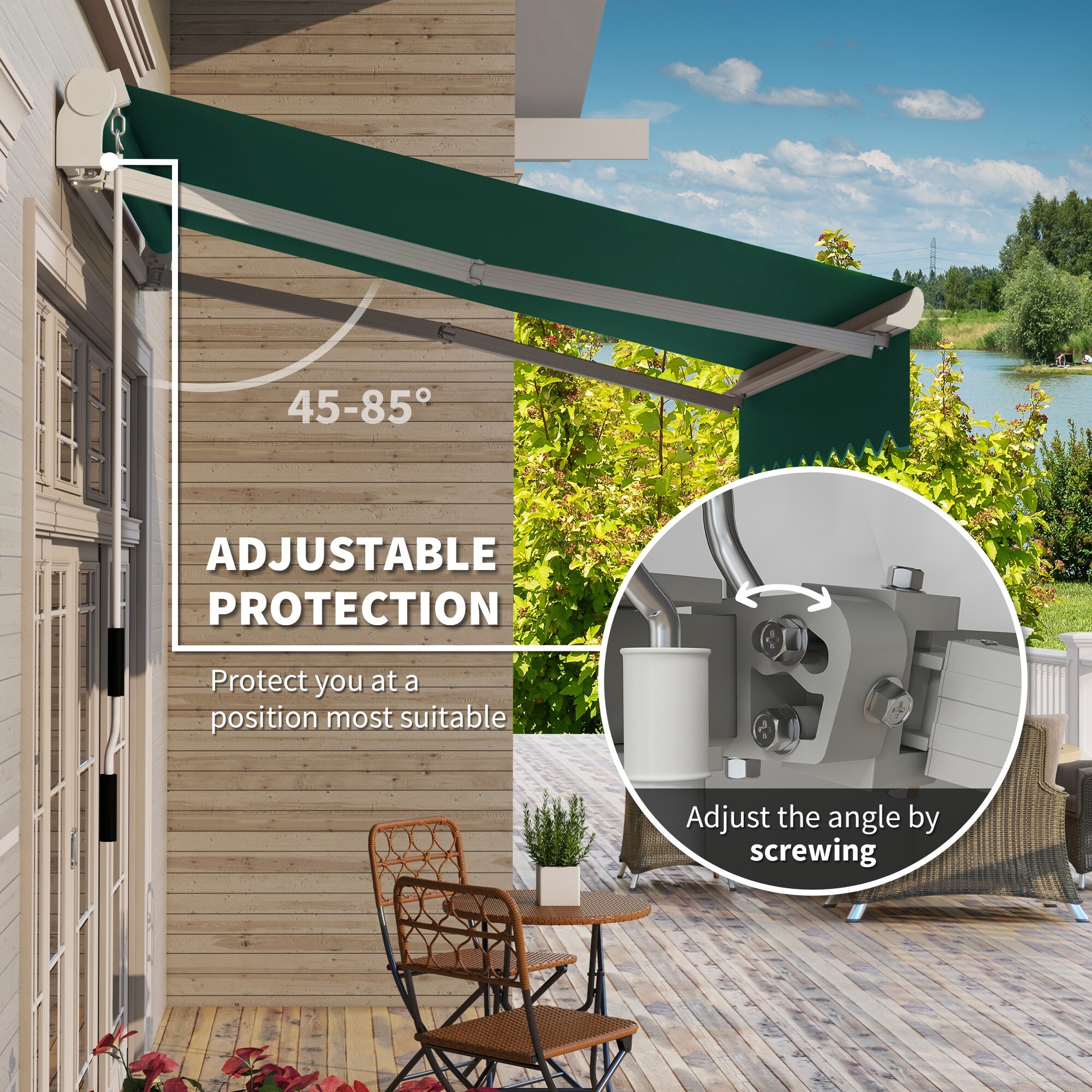Outsunny 840-193V01GN awnings - View #7